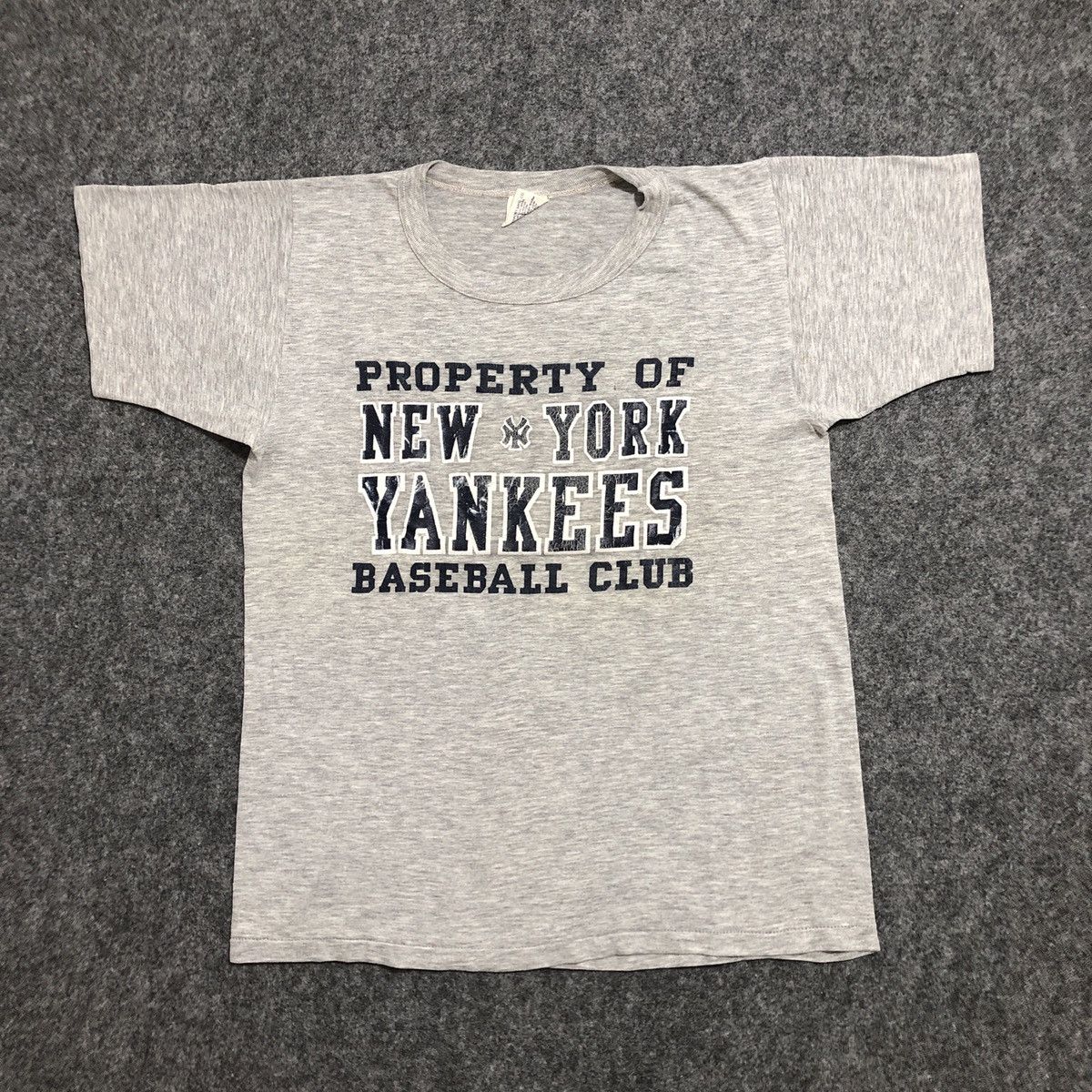 Vintage Vintage 80s New York Yankees T-Shirt Size US M / EU 48-50 / 2 - 1 Thumbnail