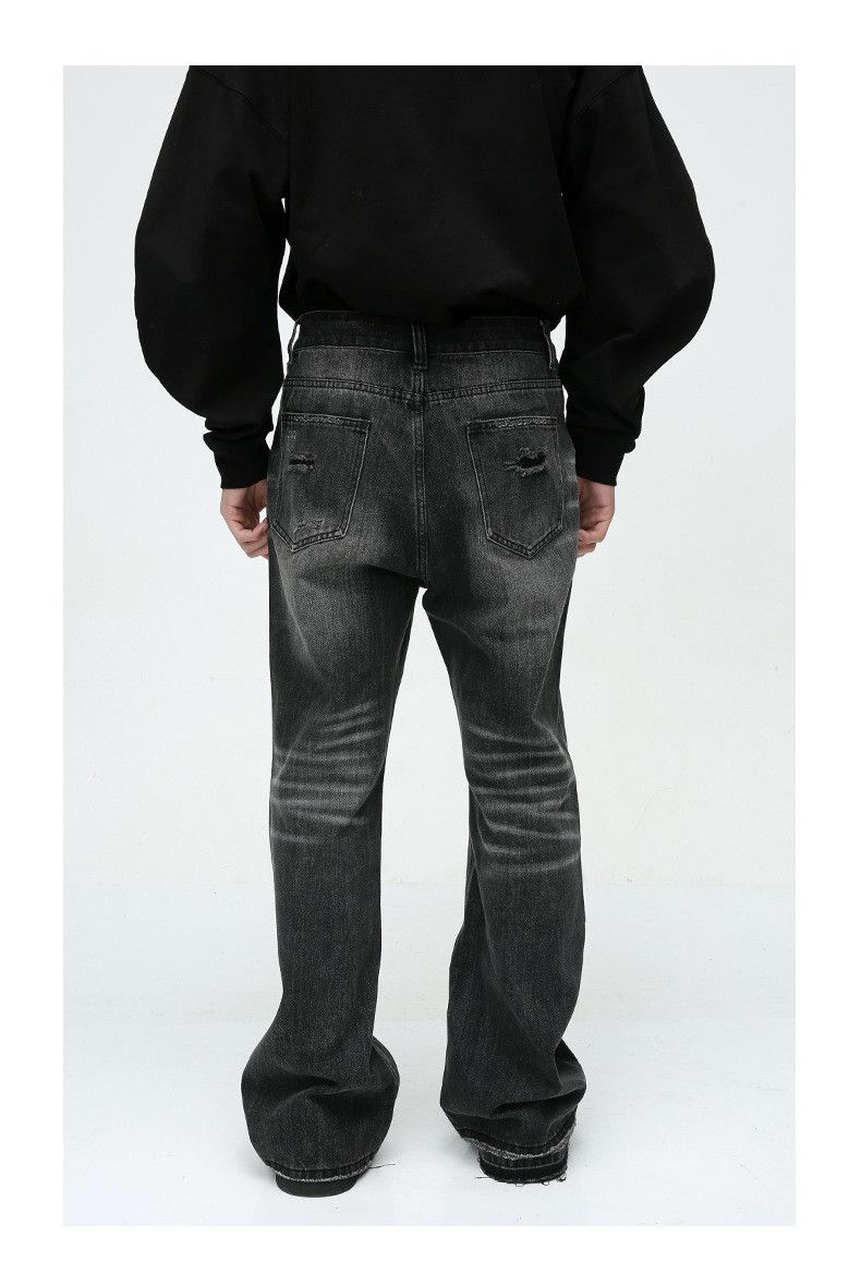 Japanese Brand American retro distressed washed ripped jeans Size US 32 / EU 48 - 5 Thumbnail