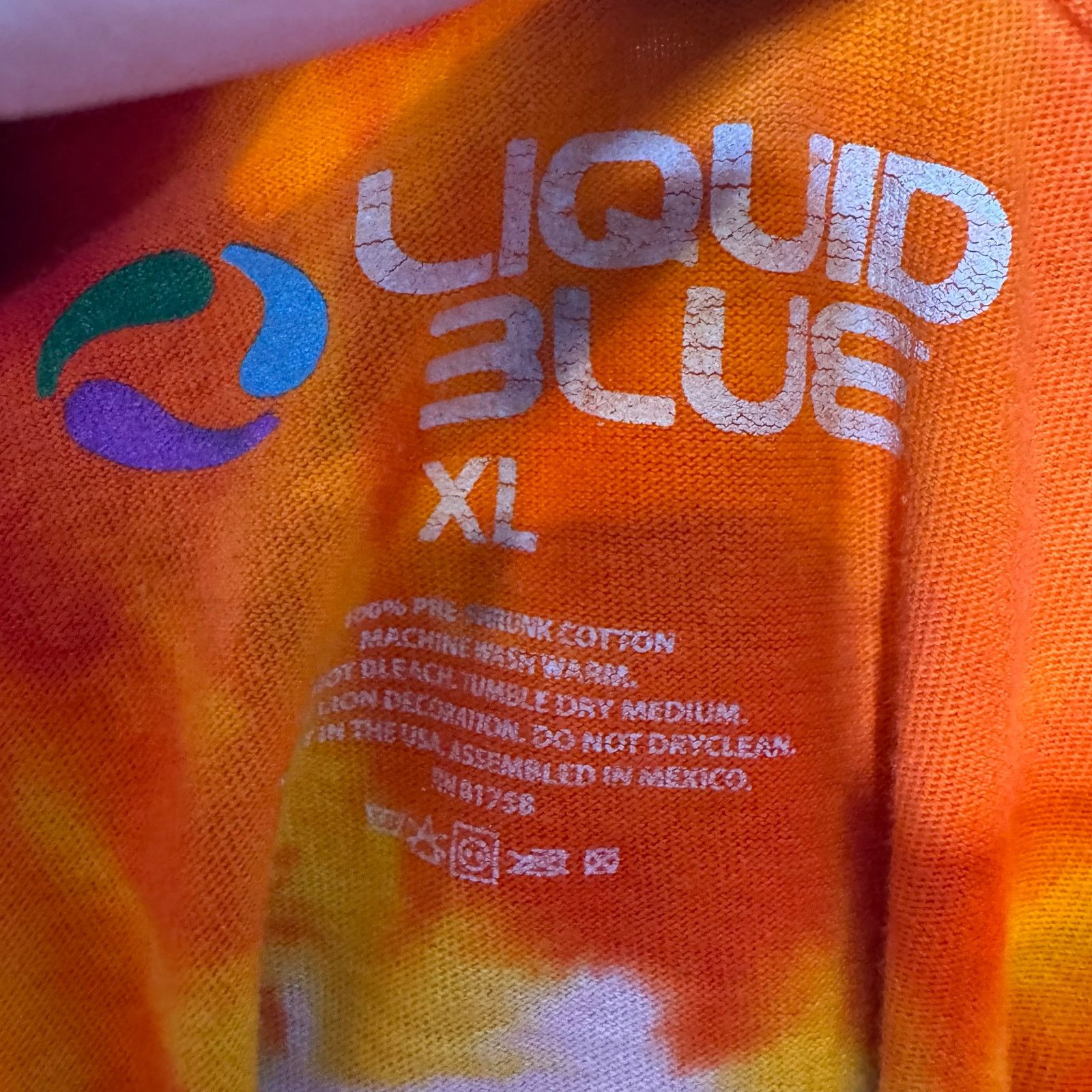 Liquid Blue Grateful Dead Tie Dye Tee Shirt Liquid Blue XL Bear Retro Size US XL / EU 56 / 4 - 5 Thumbnail
