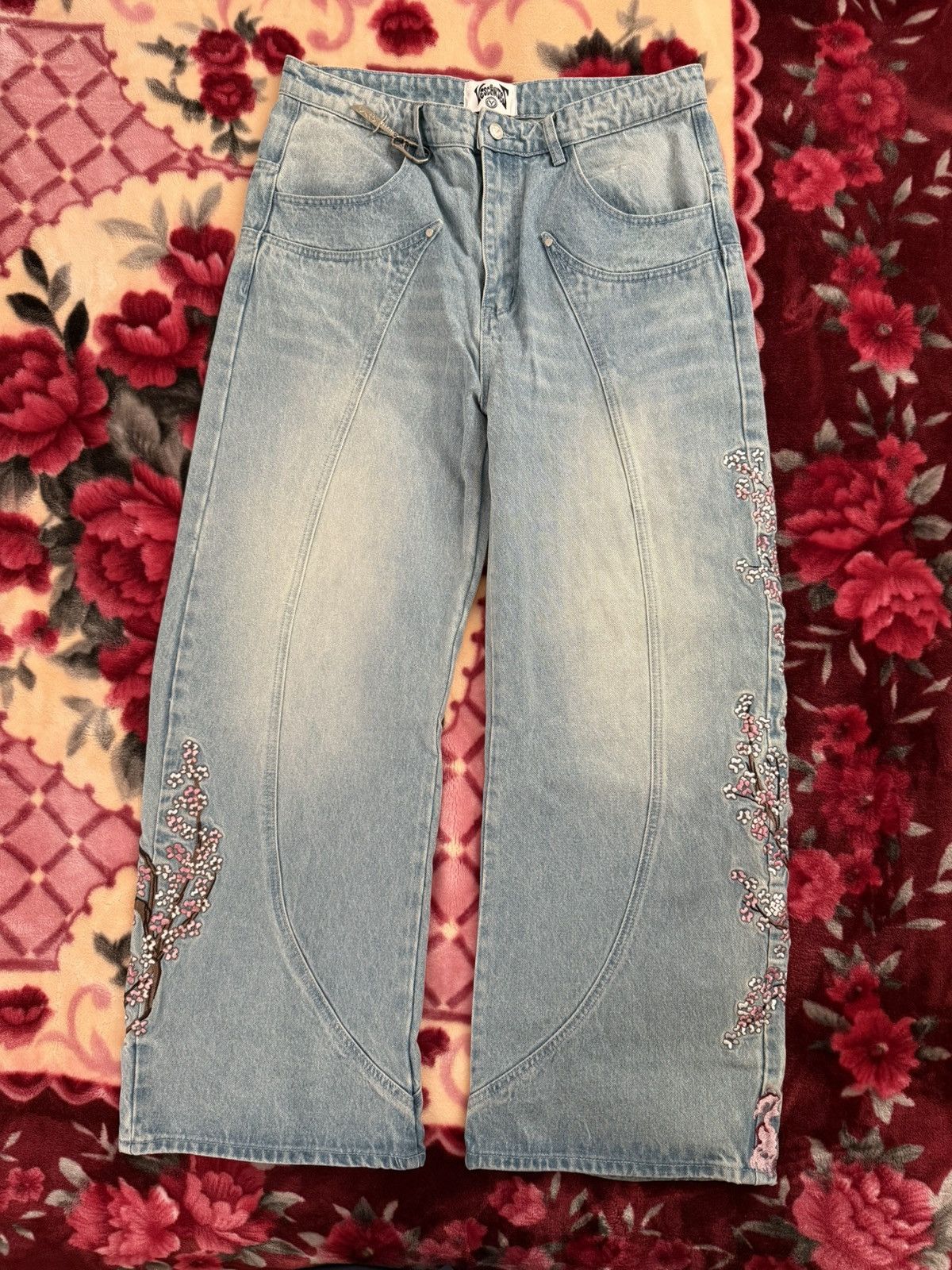 Vescartes Blossom Knight Denim Size XL New 🔥