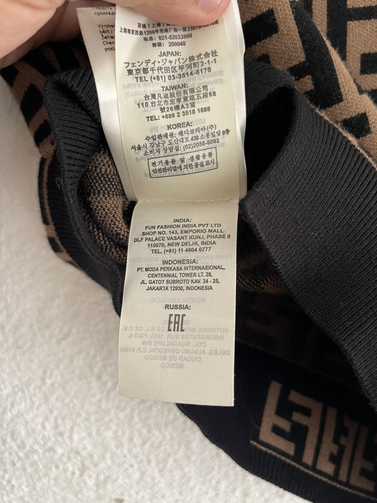 Fendi Fendi Viscose Sweater FF Jacquard Monogram Jumper Size S / US 4 / IT 40 - 12 Thumbnail