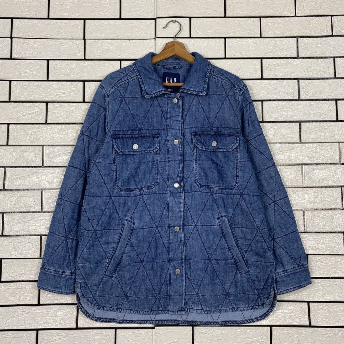 Japanese Brand Vintage Shirt Denim Jacket Gap Size US M / EU 48-50 / 2 - 2 Thumbnail