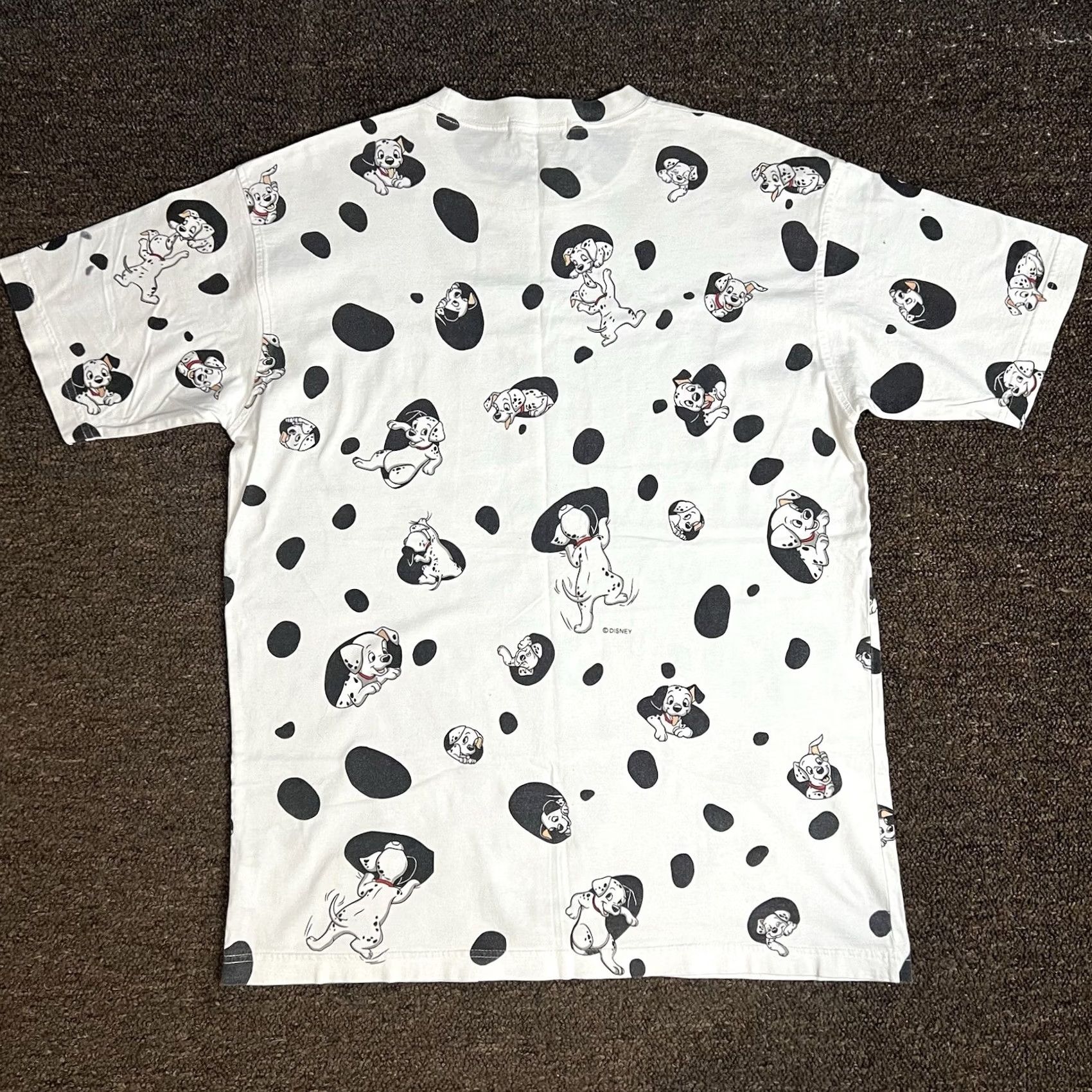 Disney VINTAGE 90s 101 Dalmatians Disney Dog T-Shirt Large All Over Graphic Print T-Shirt L White Unisex Adults Mens Womens Size US L / EU 52-54 / 3 - 3 Thumbnail