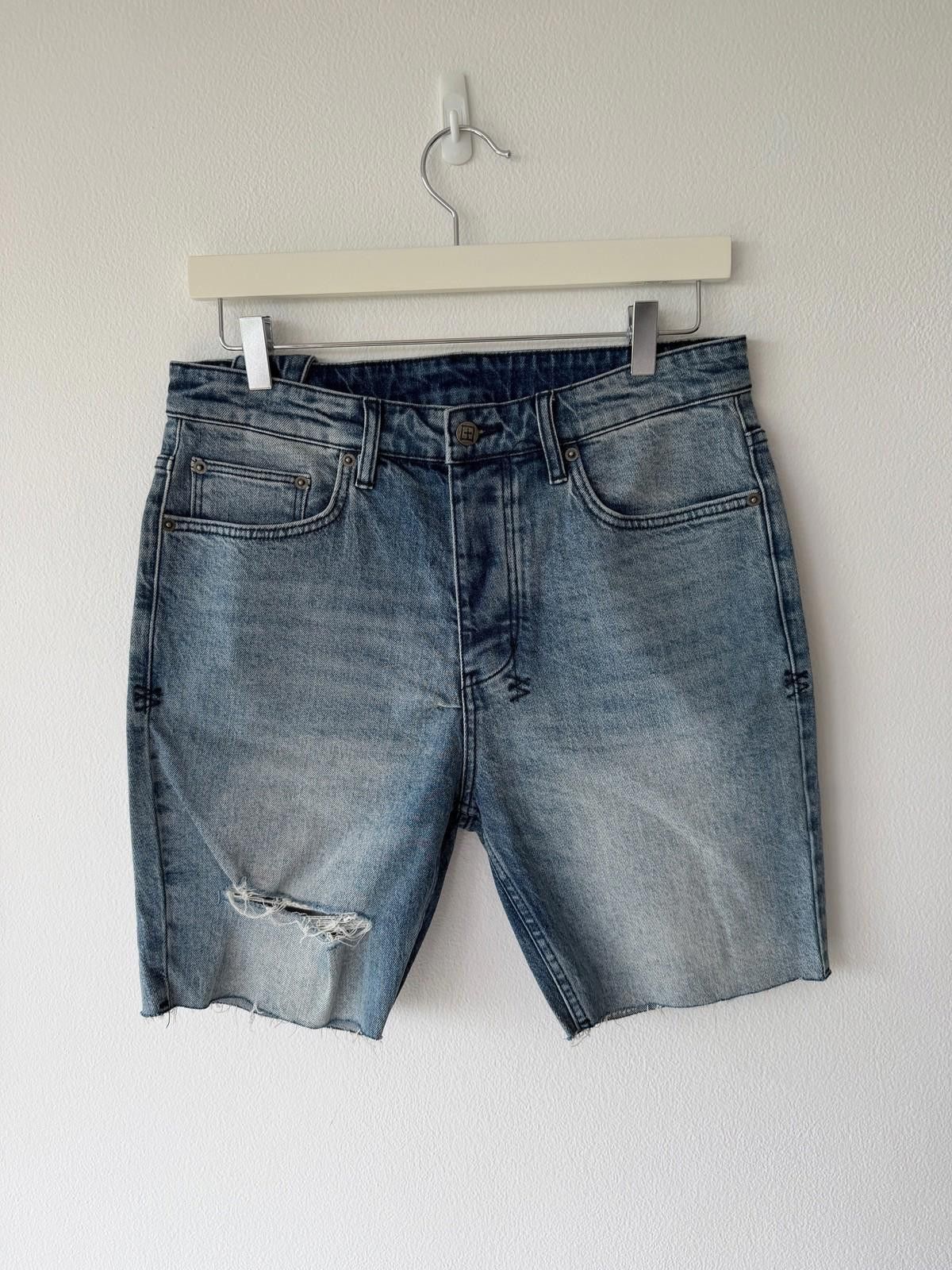 Ksubi new Ksubi mens denim shorts chopper spray out yellow blue 32 Size US 32 / EU 48 - 1 Thumbnail