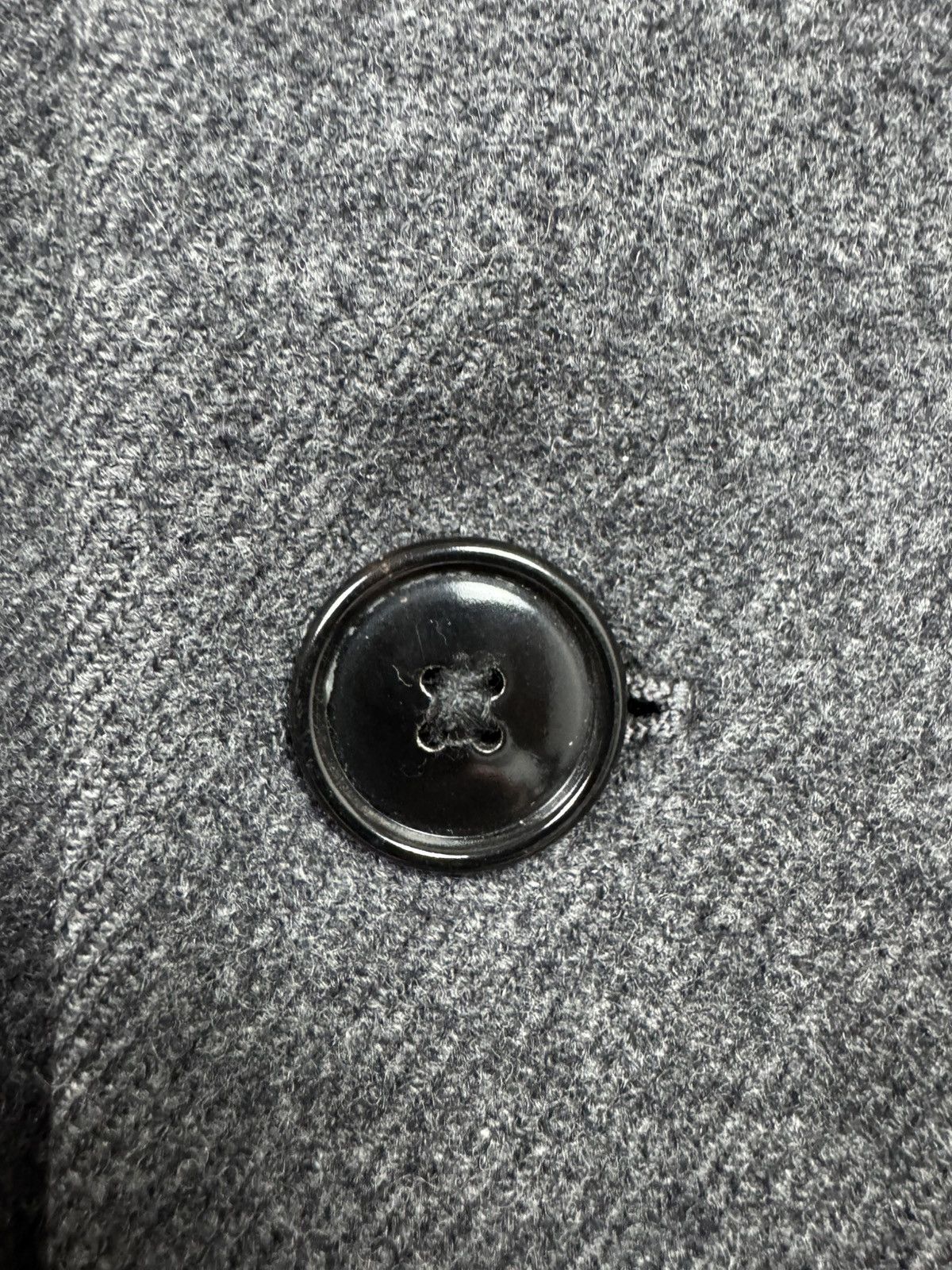 Hermes Hermes Heavy Wool Black-Grey Coat Size US M / EU 48-50 / 2 - 9 Thumbnail