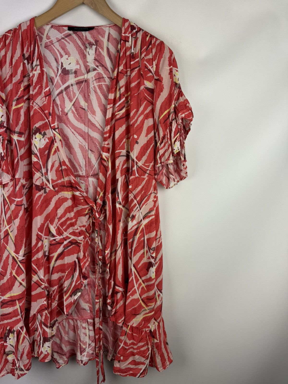 Allsaints Allsaints Marlow Kazuno Ladies Floral Pattern Wrap Dress Size M / US 6-8 / IT 42-44 - 3 Thumbnail