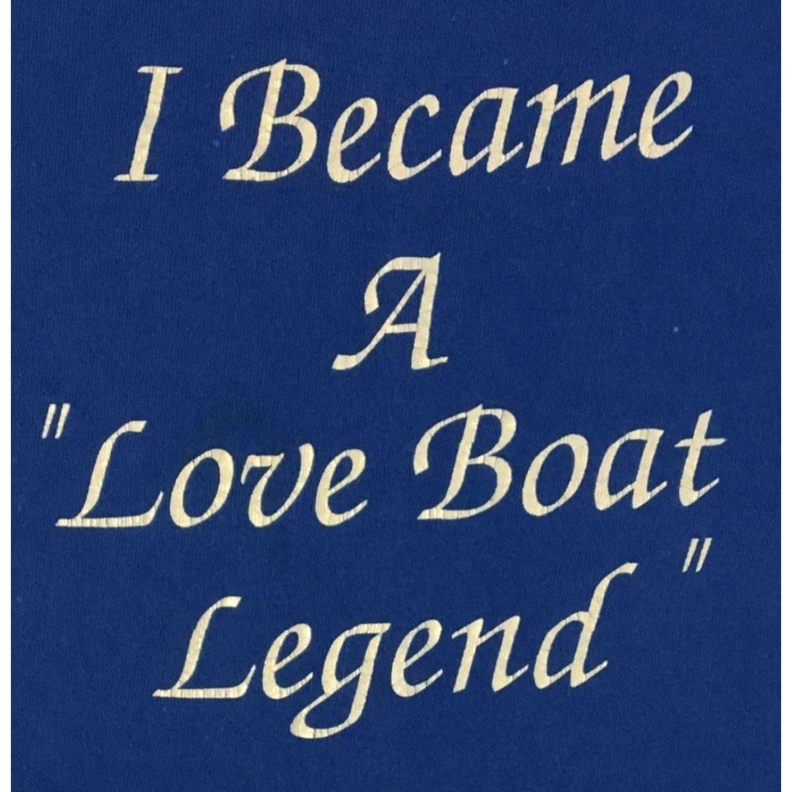 Vintage Vtg 90s Love Boat Legend Faded Princess Cruises Shirt XL Beach Surf Funny Grunge Size US XL / EU 56 / 4 - 3 Thumbnail