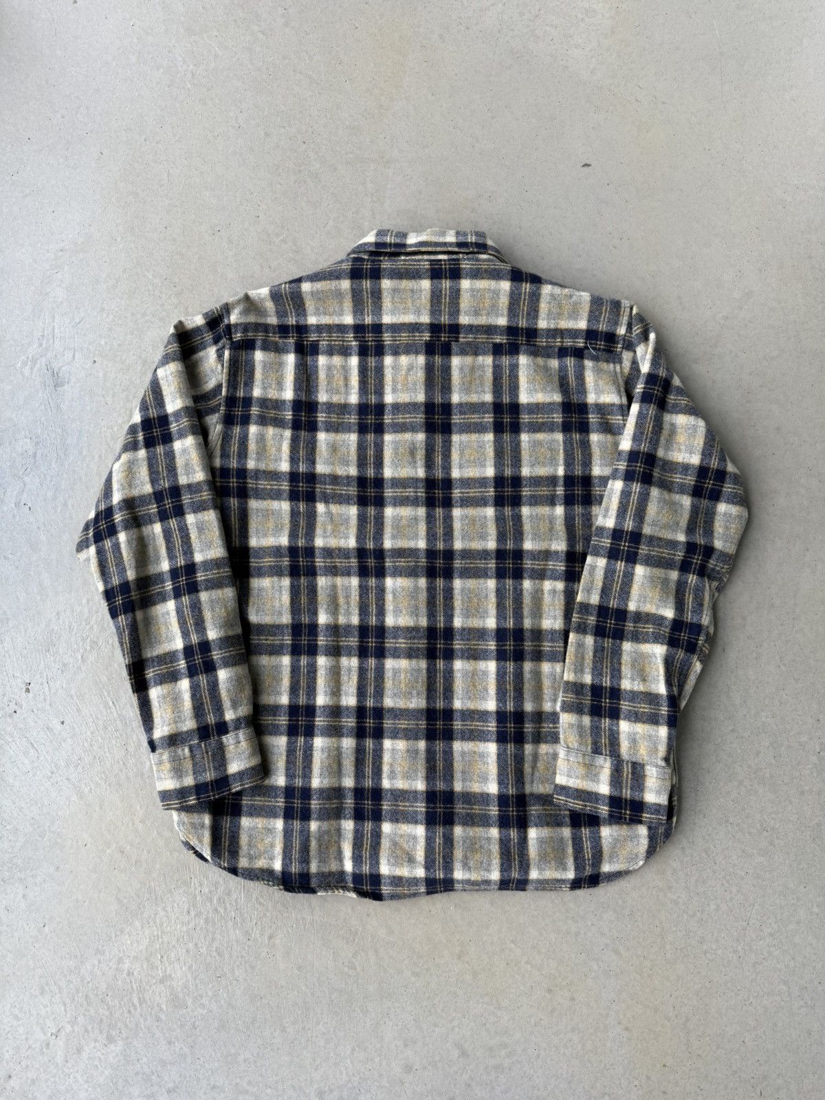 Japanese Brand × Vintage Vintage 80’s Plaid Wool Flannel Size US L / EU 52-54 / 3 - 2 Thumbnail