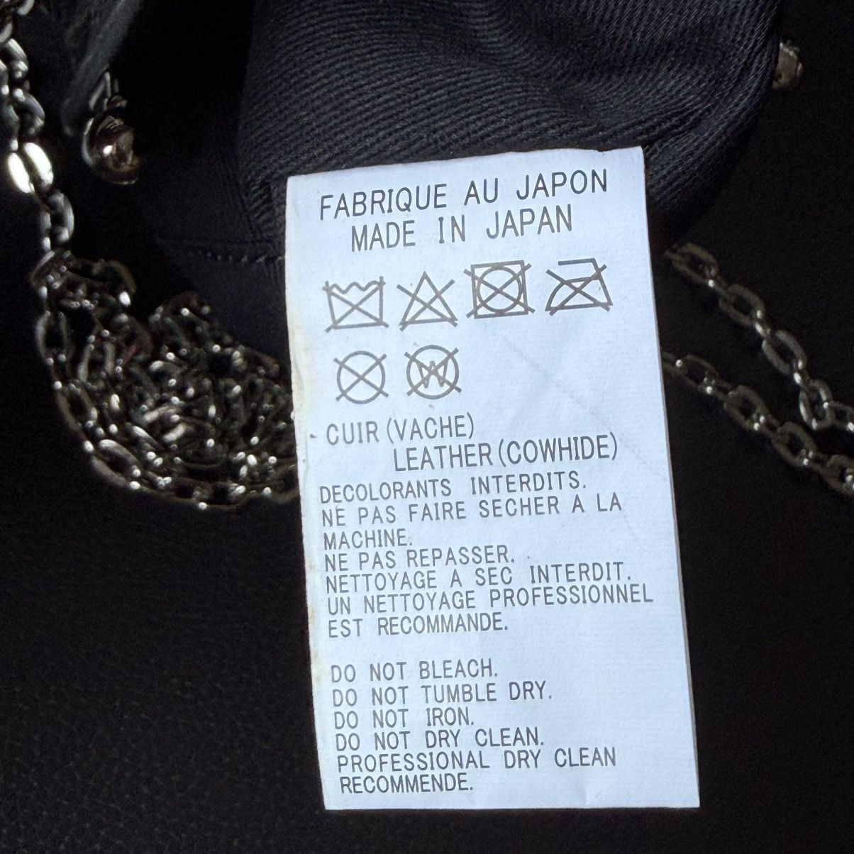 Yohji Yamamoto Yohji Yamamoto - Y’s Kisslock Chain Leather Bag Size ONE SIZE - 9 Thumbnail