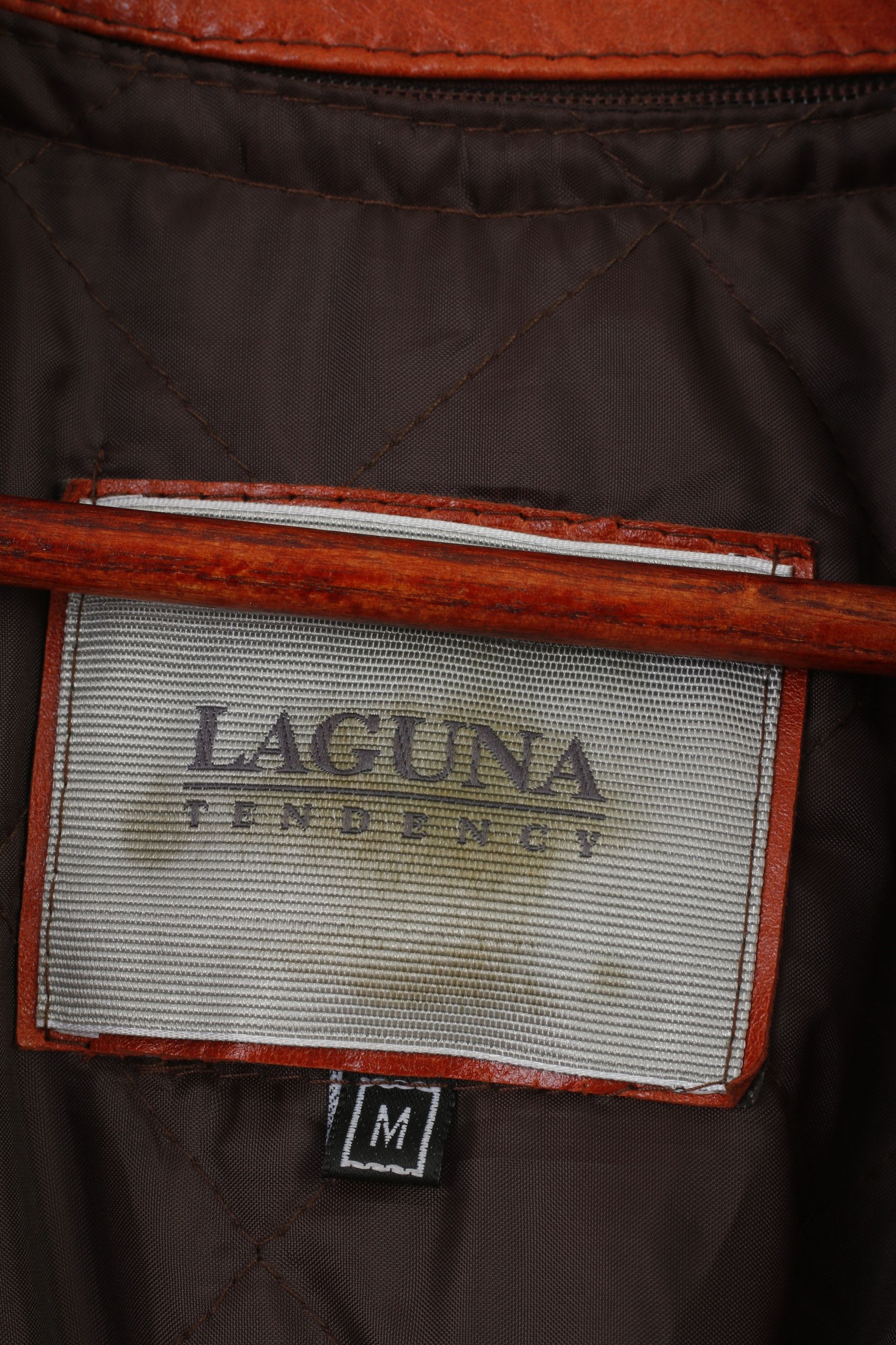 Vintage Laguna Men M Leather Jacket Brick Shiny Streetwear 0153 Size US M / EU 48-50 / 2 - 4 Thumbnail