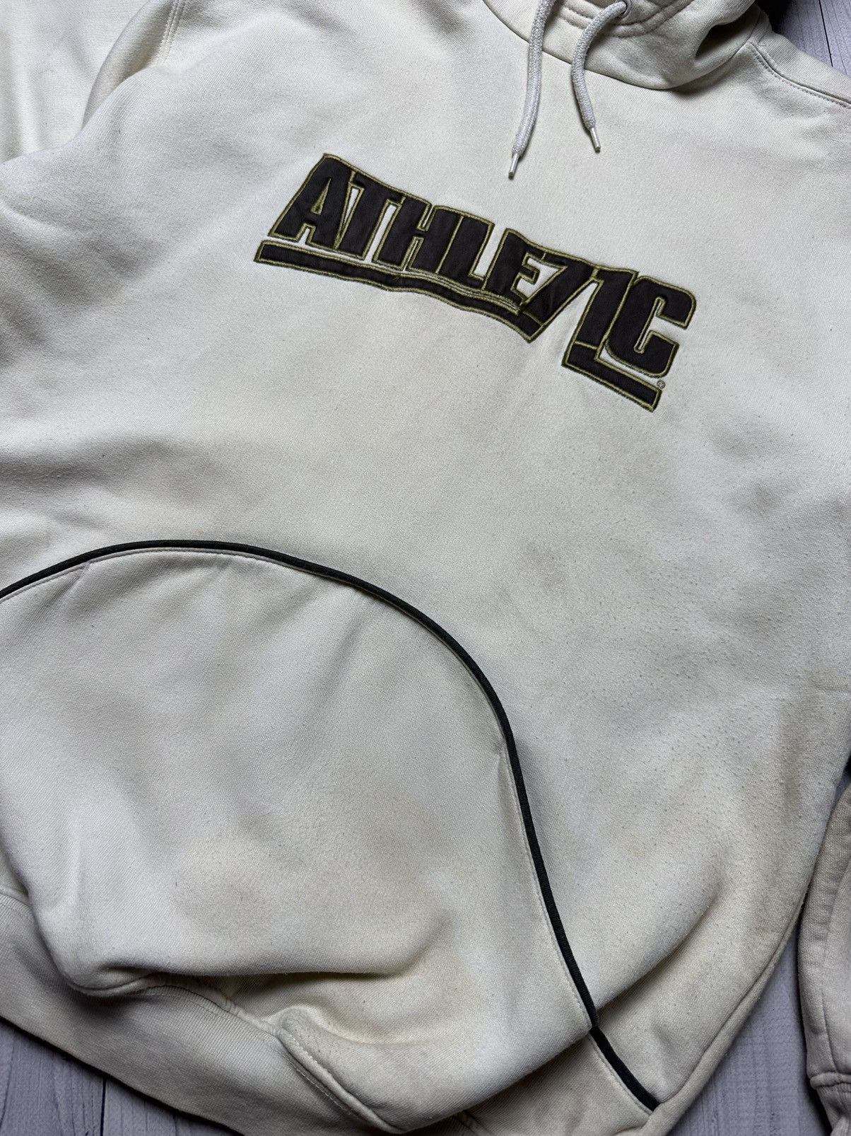 Vintage Vintage Nike athletic 72 big logo hoodie size M distressed Size US M / EU 48-50 / 2 - 3 Thumbnail