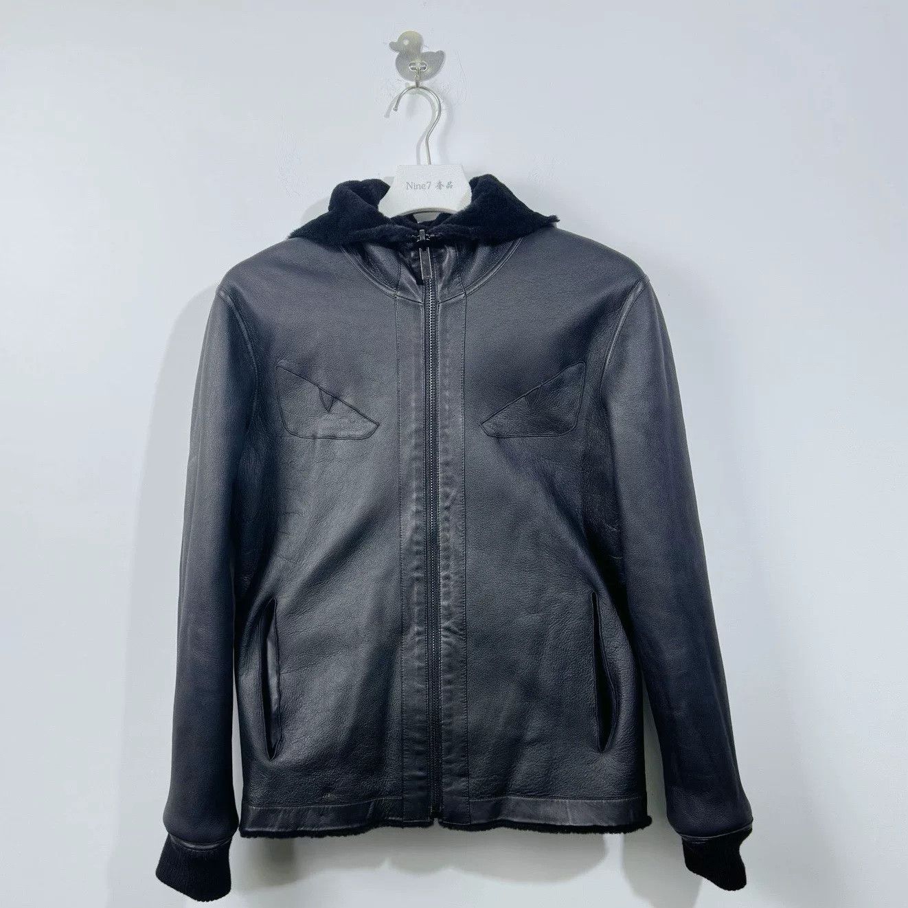 Fendi Fendi Black Monster Reversible Shearling Jacket Size US M / EU 48-50 / 2 - 3 Thumbnail