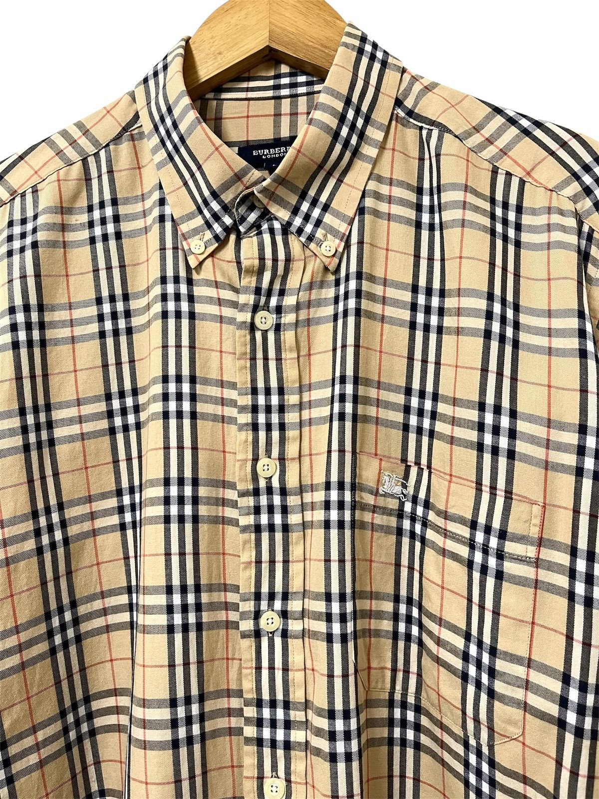 Burberry BURBERRY LONDON CLASSIC BEIGE NOVA CHECK LUXURY SHIRT Size US L / EU 52-54 / 3 - 6 Thumbnail
