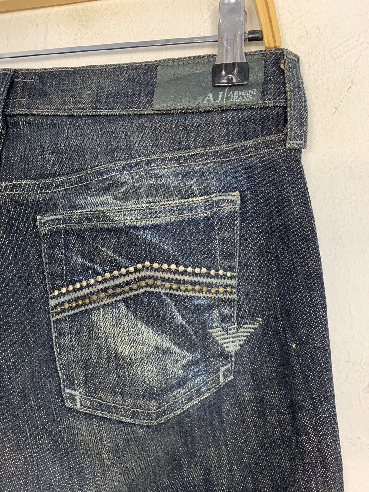 Armani Hype AJ Armani Jeans Indigo 006 Series Denim Unisex Pant Size US 29 - 12 Thumbnail