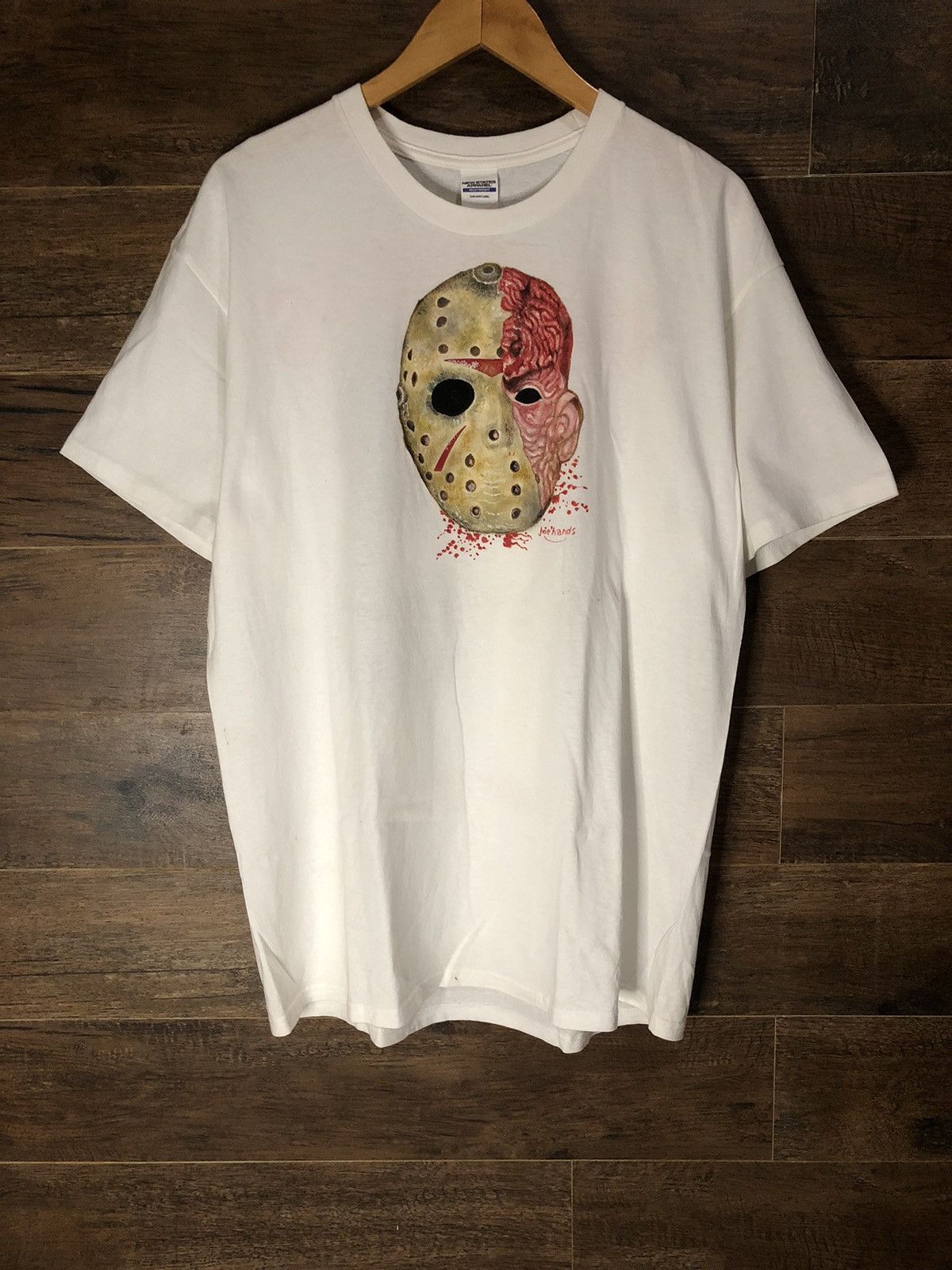 Other Friday The 13th JasonVoorhees Shirt Hand Drawn Custom 1 Of 1 Size US XL / EU 56 / 4 - 2 Thumbnail