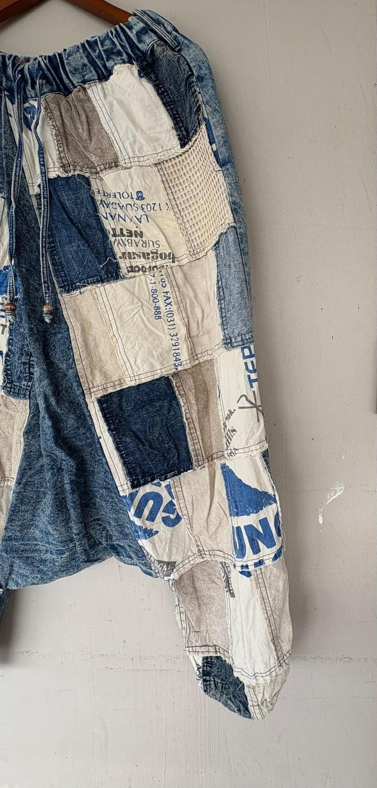 Japanese Brand × Vintage Rare El Redoe Haram pant Patch Work Design Kapital Inspired Size US 31 - 3 Thumbnail