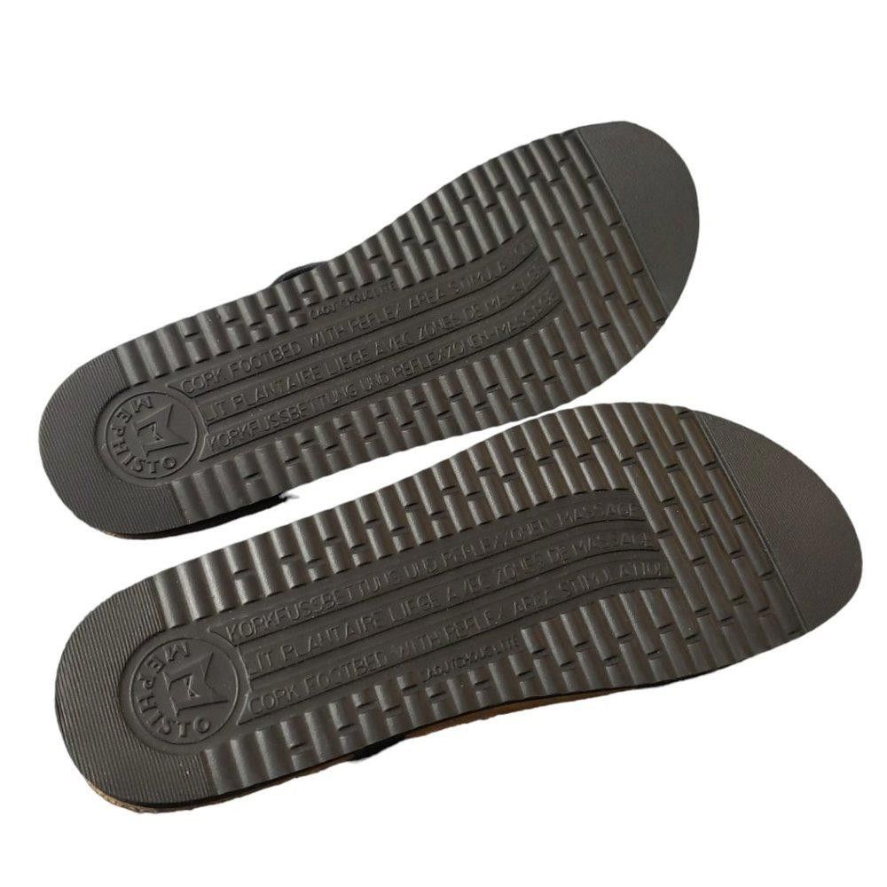 Mephisto Mephisto NWOT Ladies Black & Gold Flat Walking Sandals 10 Size US 10 / IT 40 - 7 Thumbnail