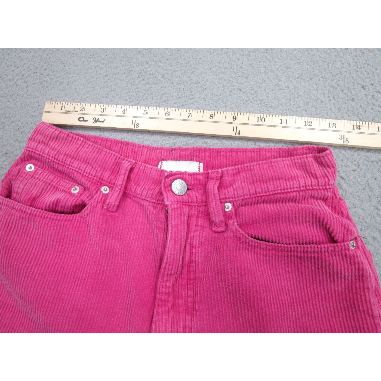Bdg BDG Urban Outfitters Pants Womens 26 Pink High & Wide Corduroy Wide Leg Jeans Womens 26 Pink Corduroy Wide-Leg Jeans BDG Size 26" / US 2 / IT 38 - 7 Thumbnail