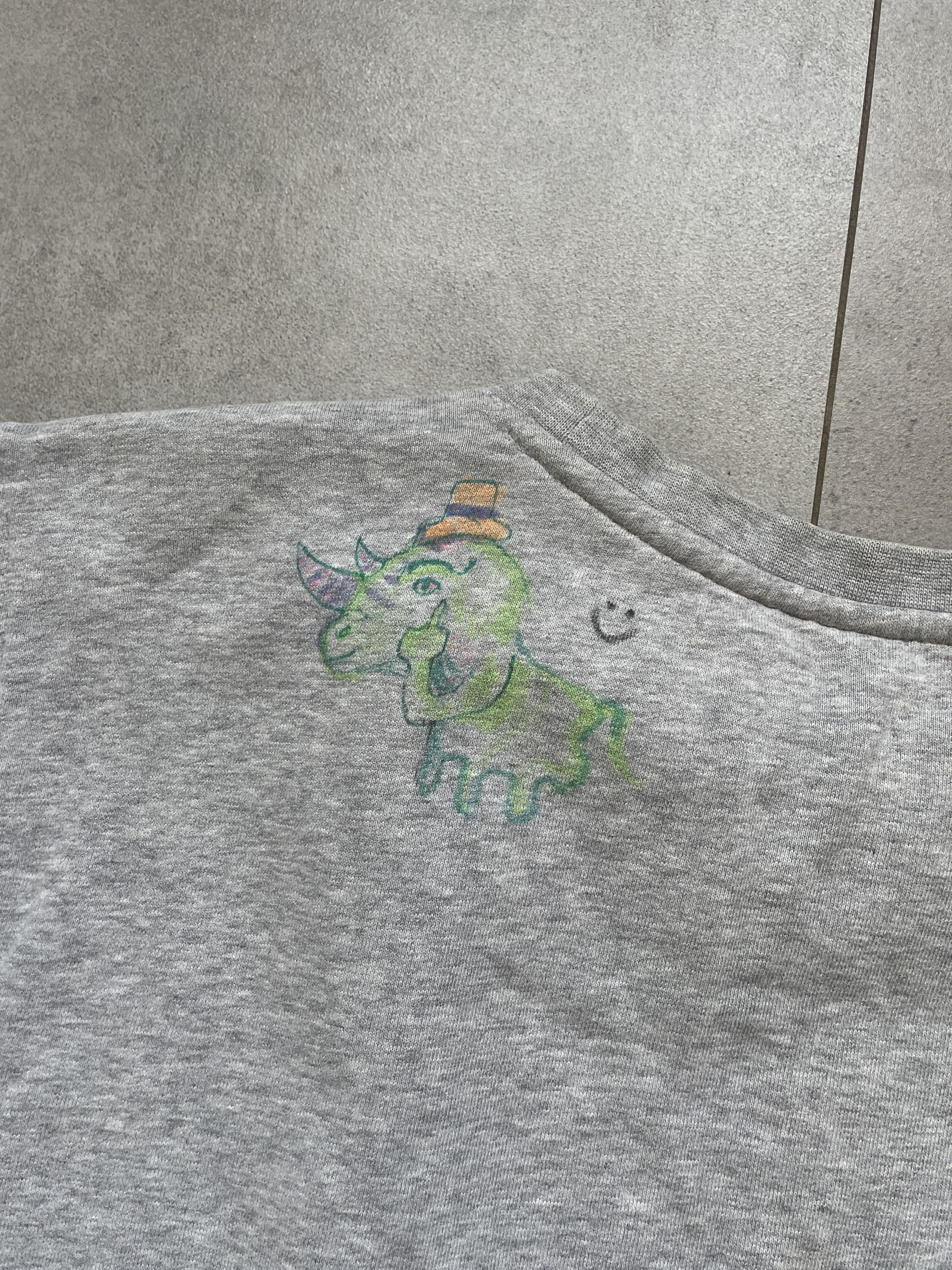 Thunderdome Y2K CUSTOM MADE ACID FOREST LSD PSYLOCIBIN GRAY CREWNECK Size US M / EU 48-50 / 2 - 4 Thumbnail