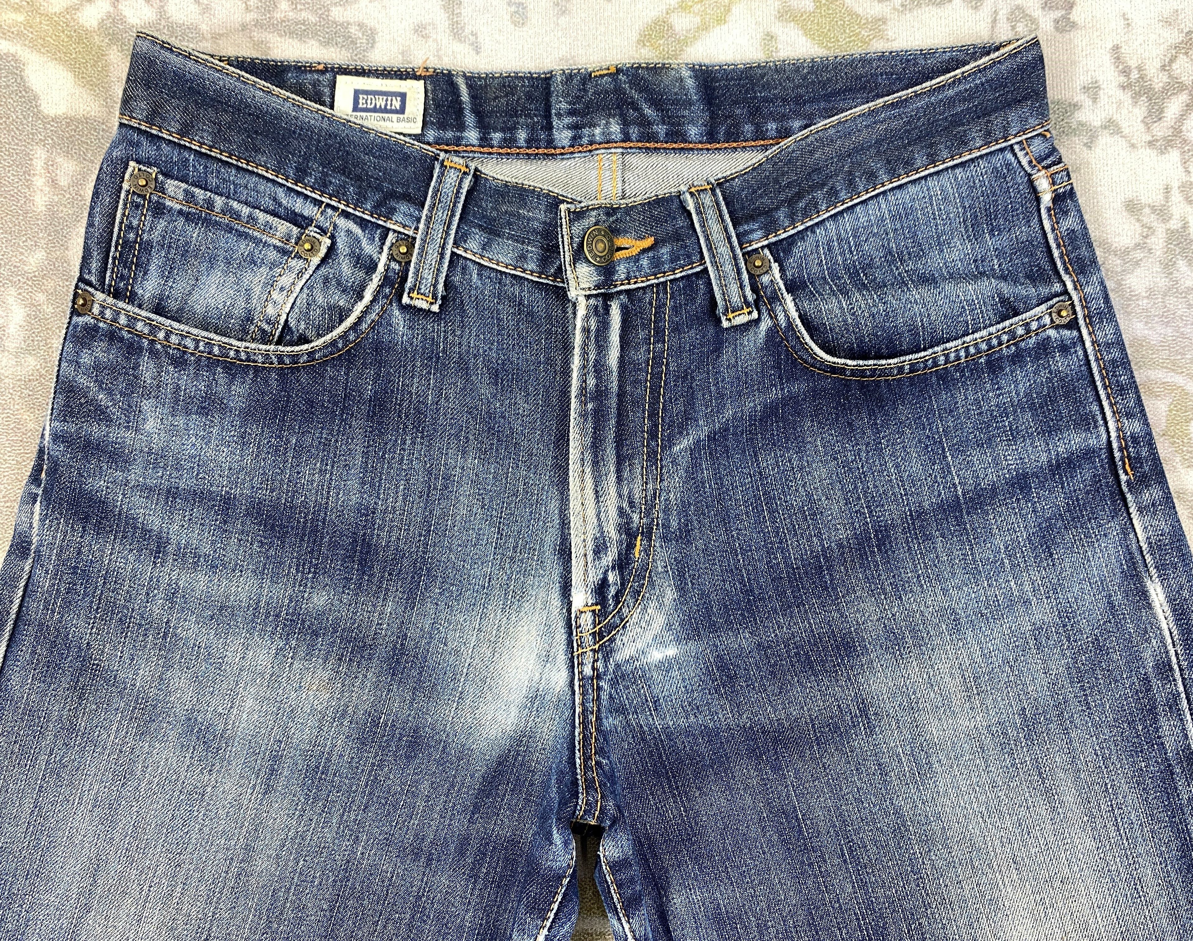 Edwin Edwin Japan Distressed Jeans 31x30.5 -JN040 Size US 31 - 3 Thumbnail
