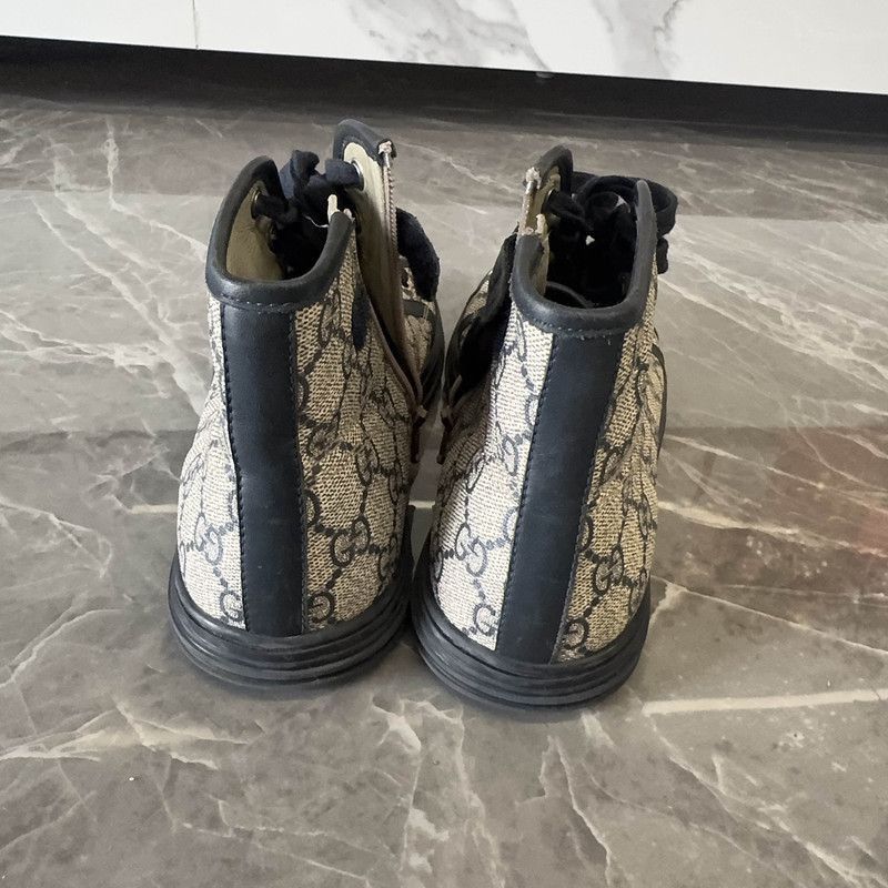 Gucci Gucci Monogram Canvas High-Top Sneakers Size US 7.5 / EU 40-41 - 3 Thumbnail
