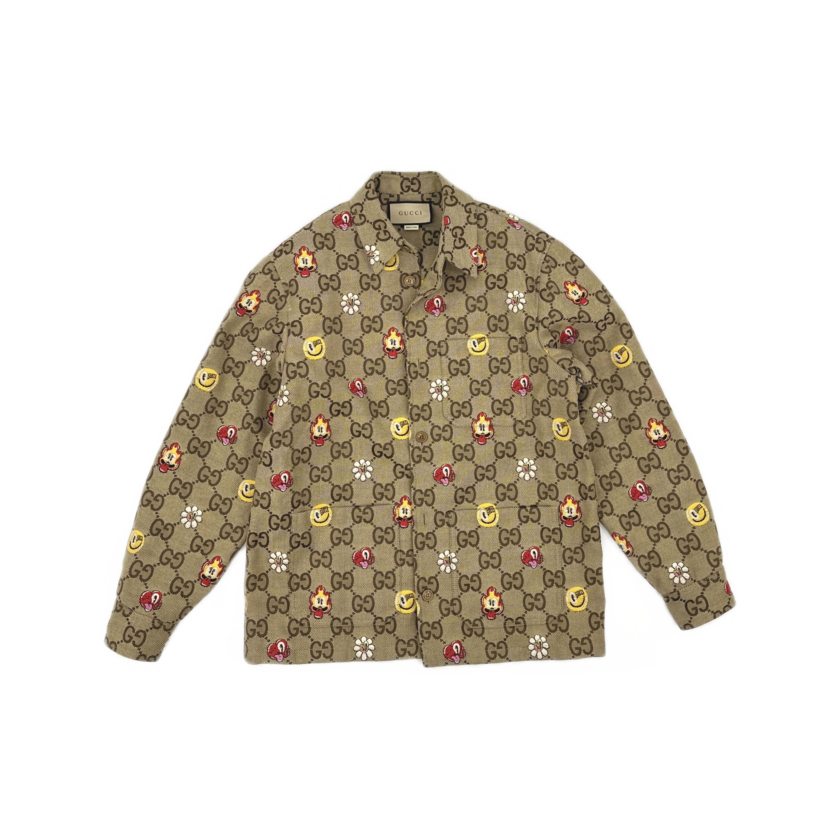 Gucci Gucci Smiley Print Light Jacket Size 44 Size US S / EU 44-46 / 1 - 1 Thumbnail