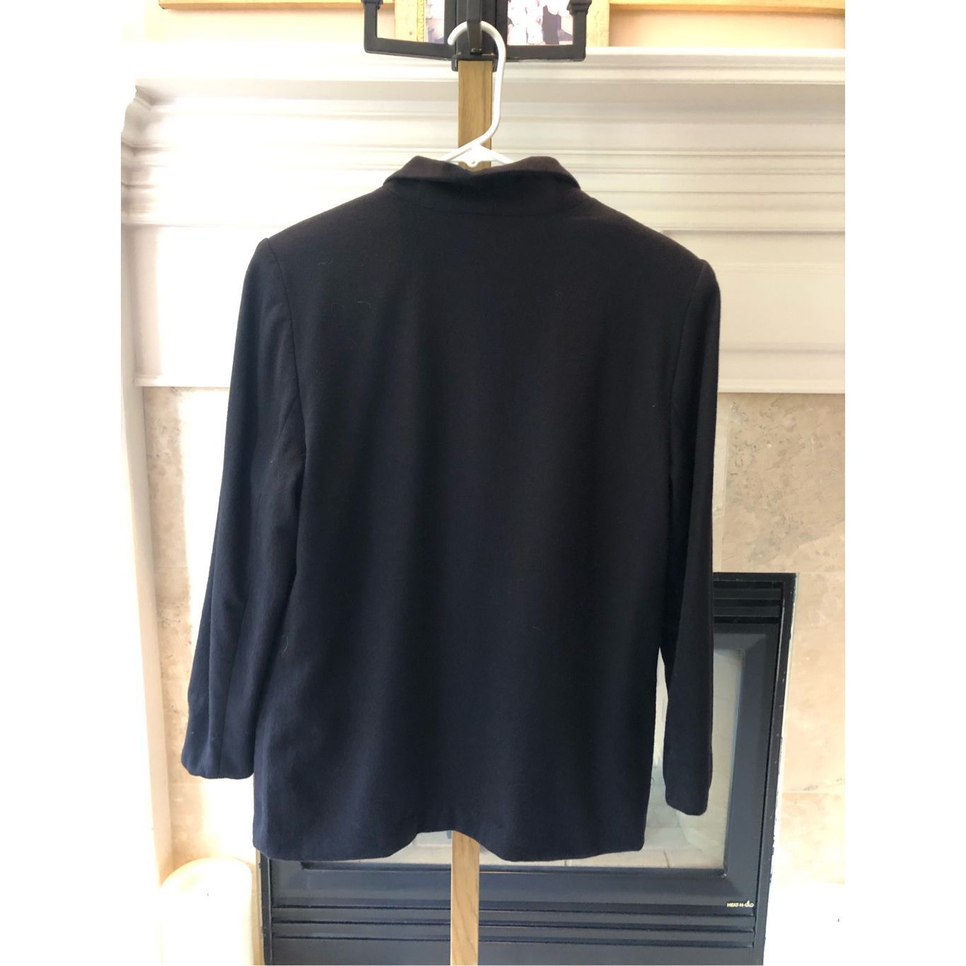Other Sag Harbor Women’s Black Wool Elegant One Button Up Blazer S Size XL / US 12-14 / IT 48-50 - 2 Thumbnail