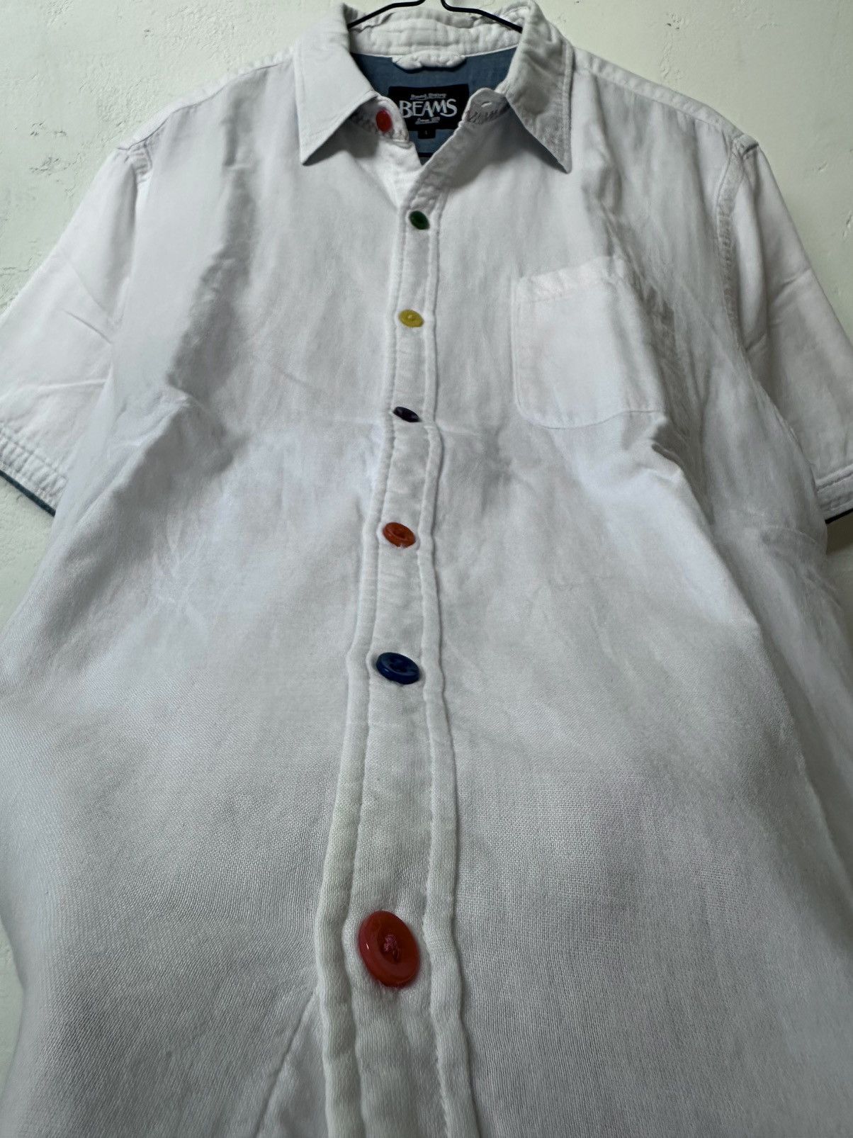 Beams Plus Beams Collor Button Shirt Size US L / EU 52-54 / 3 - 4 Thumbnail