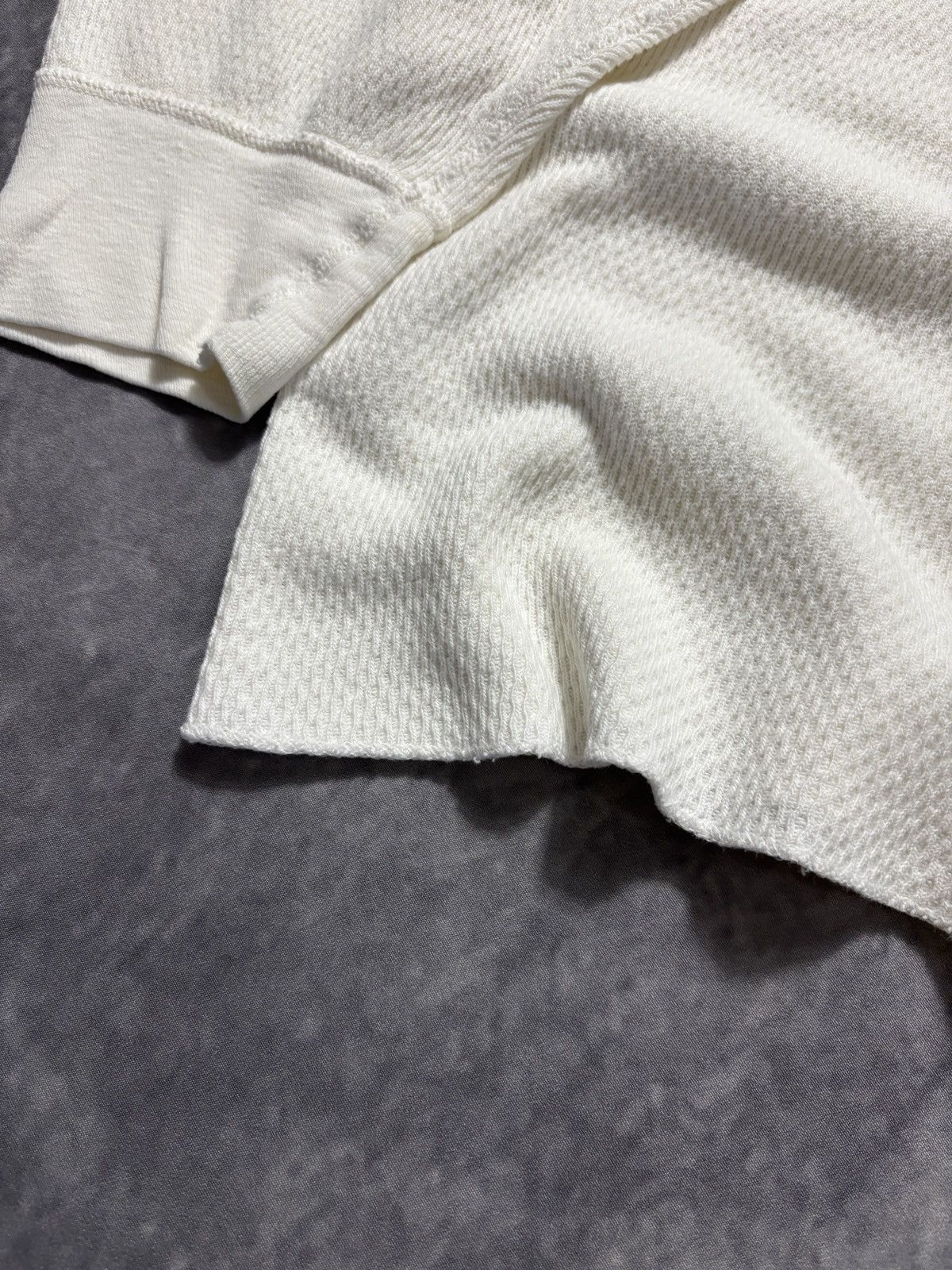 Vintage 1980s KMart Longsleeve Vintage Thermal Shirt Waffle 80s 90s Size US L / EU 52-54 / 3 - 10 Thumbnail