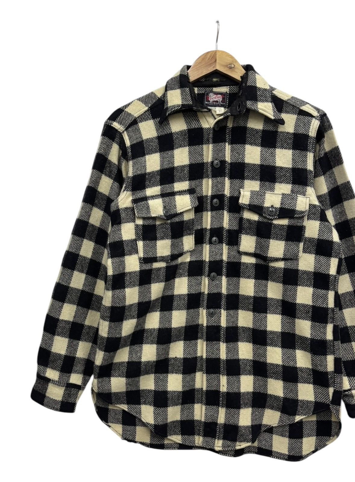 Woolrich Woolen Mills WOOLRICH WOOLEN MILLS 50s CHECKERED WOOL FLANNEL BUTTOP UP Size US M / EU 48-50 / 2 - 4 Thumbnail