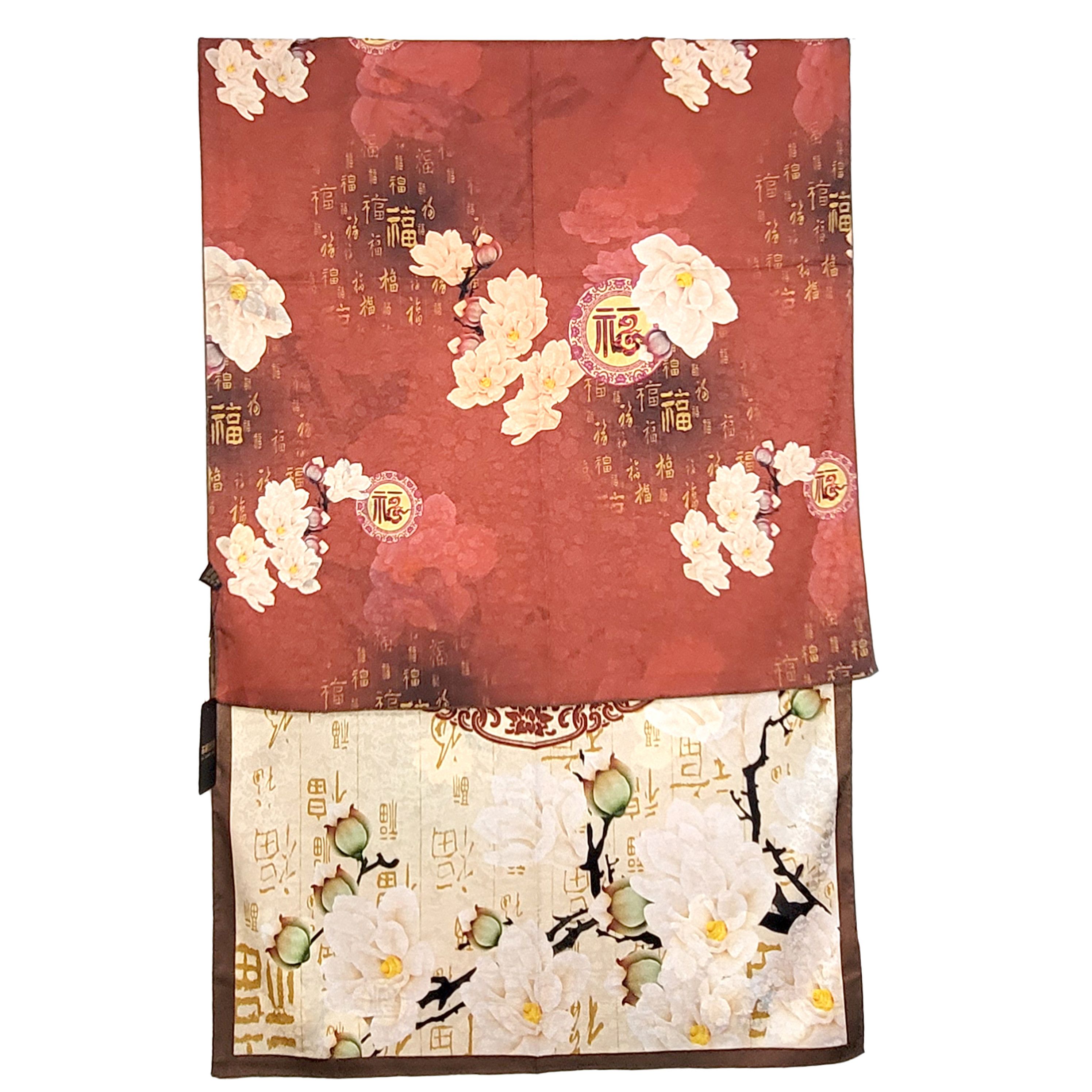 Other Double-Sided Silk Scarf 27"x70" Long Rectangle 3323 Size ONE SIZE - 3 Thumbnail