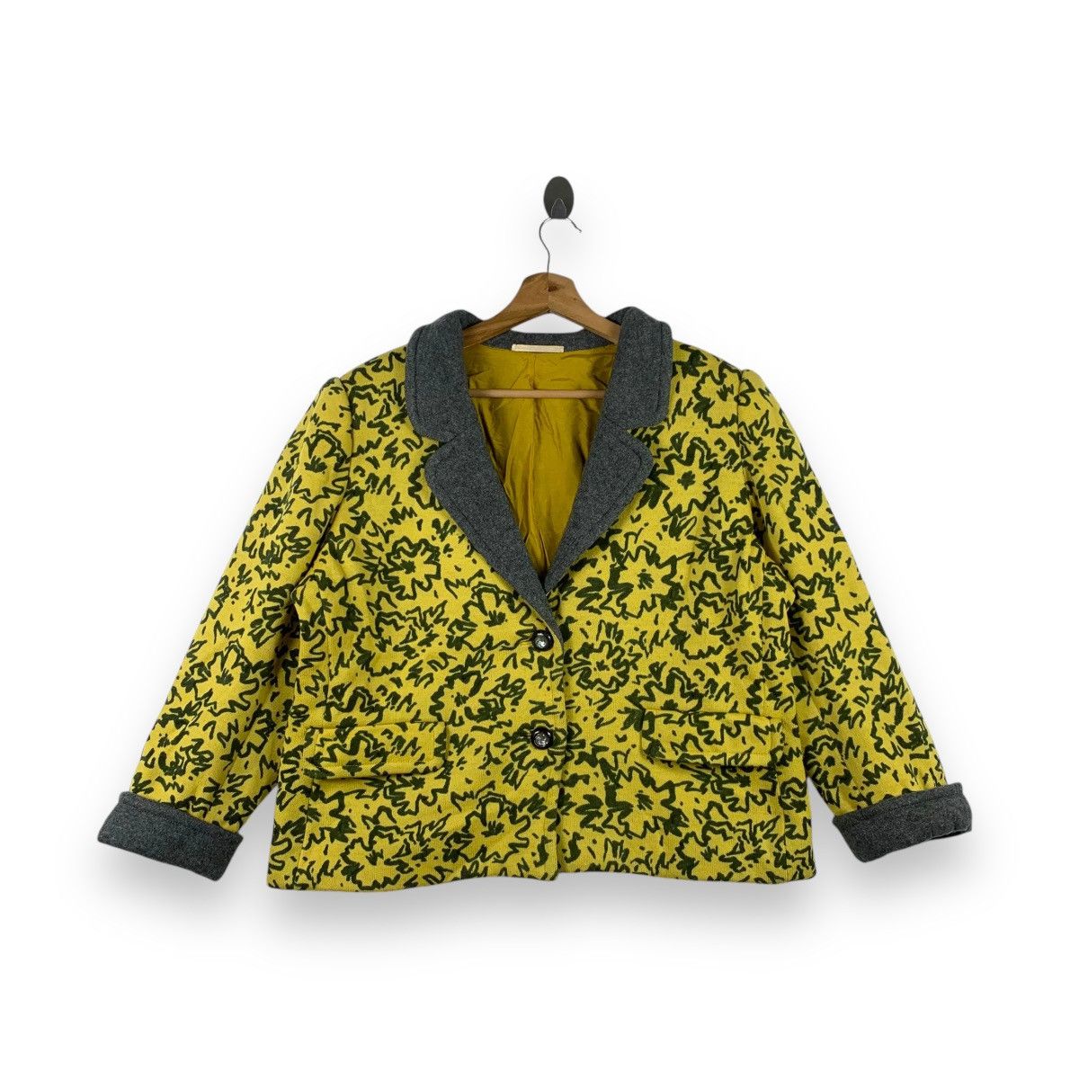Vintage Vintage DAIMARU FASHION ROOM Japan Floral Coat Blazer Jacket Size XL / US 12-14 / IT 48-50 - 1 Thumbnail