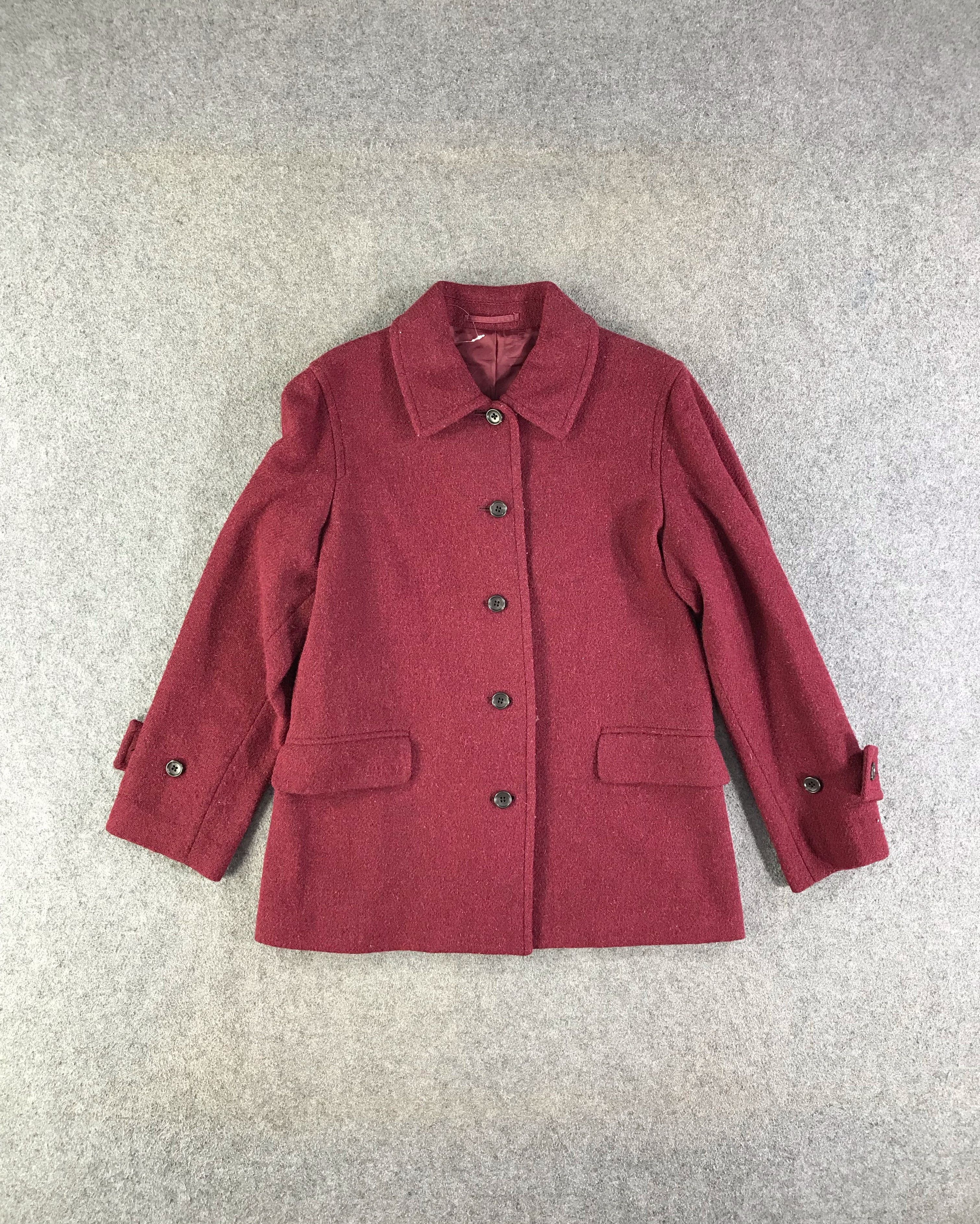 Margaret Howell Harris Tweed x Margaret Howell Wool Peacoat Jacket JC320 Size M / US 6-8 / IT 42-44 - 1 Thumbnail