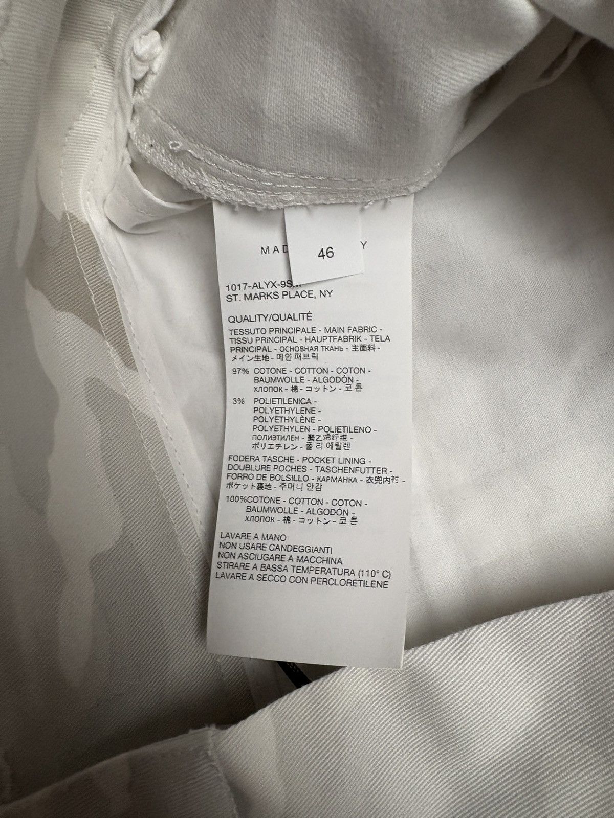 1017 ALYX 9SM × Alyx × MMW 1017 ALYX 9SM Grey/White Camouflage Cargo Shorts Size US 30 / EU 46 - 6 Thumbnail