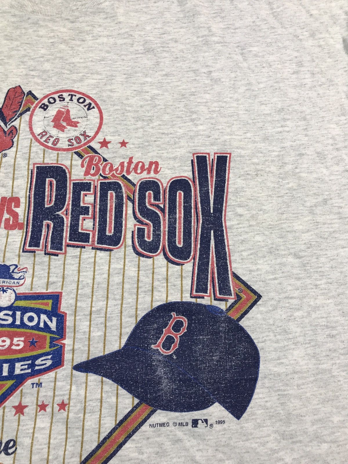 Lee × MLB × Vintage Vintage 1995 AL Division Series Rare T Shirt Size US XXL / EU 58 / 5 - 6 Thumbnail