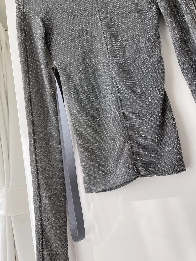 Helmut Lang Helmut Lang size MV-neck top size M brand new 2501-Nextarro Size M / US 6-8 / IT 42-44 - 6 Thumbnail