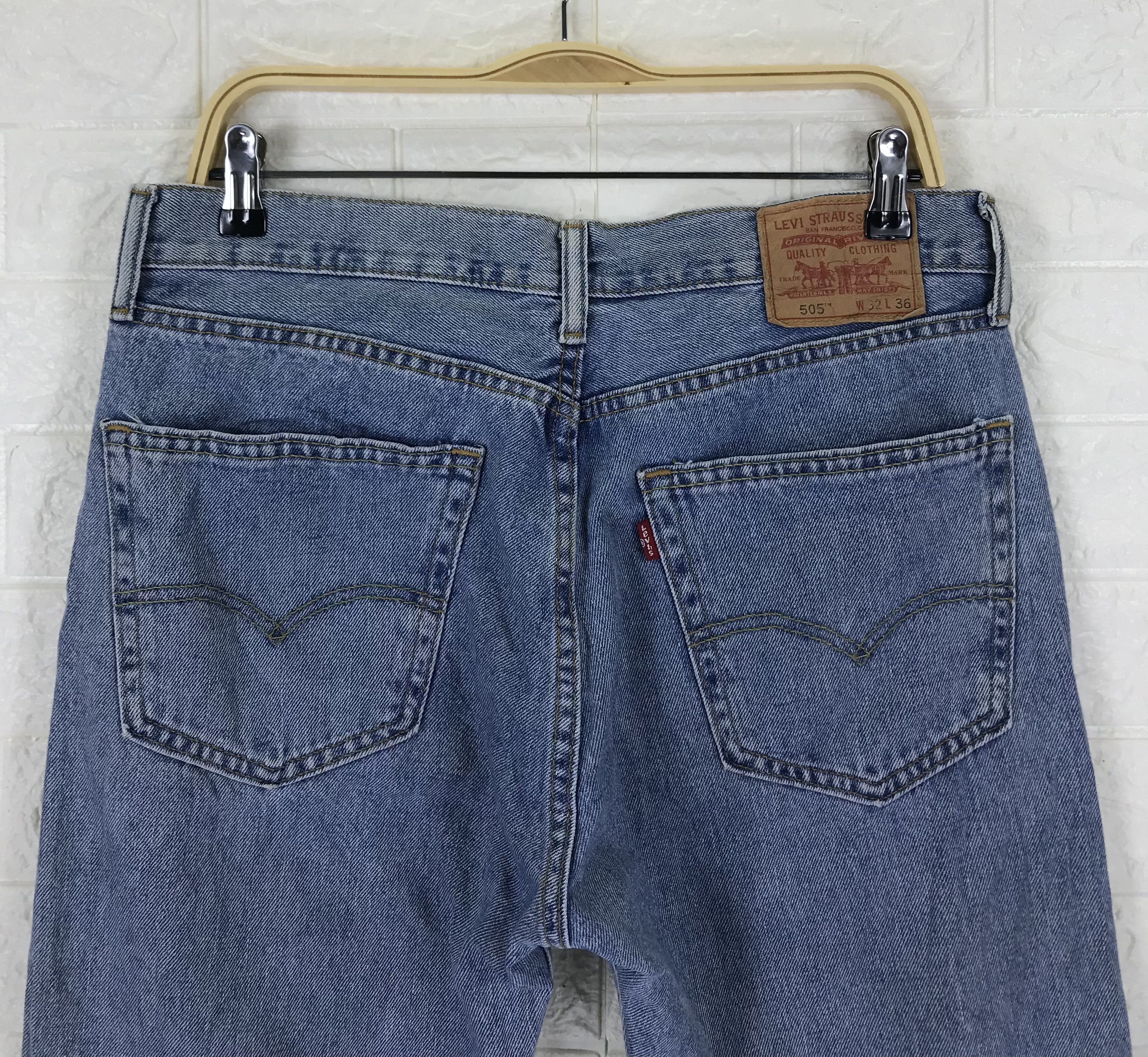 Levi's Vintage Levi's 505 Distressed Jeans Size US 32 / EU 48 - 6 Thumbnail