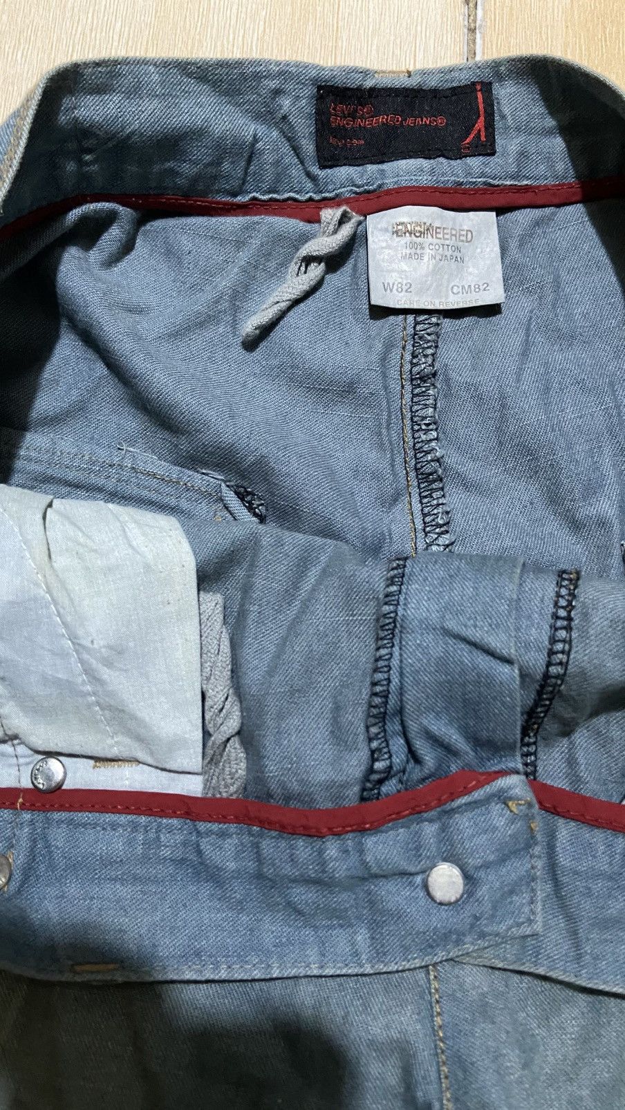 Levi's Vintage Clothing Levi’s Engineered Jorts Y2K Jeans Made in Japan Size US 34 / EU 50 - 5 Thumbnail