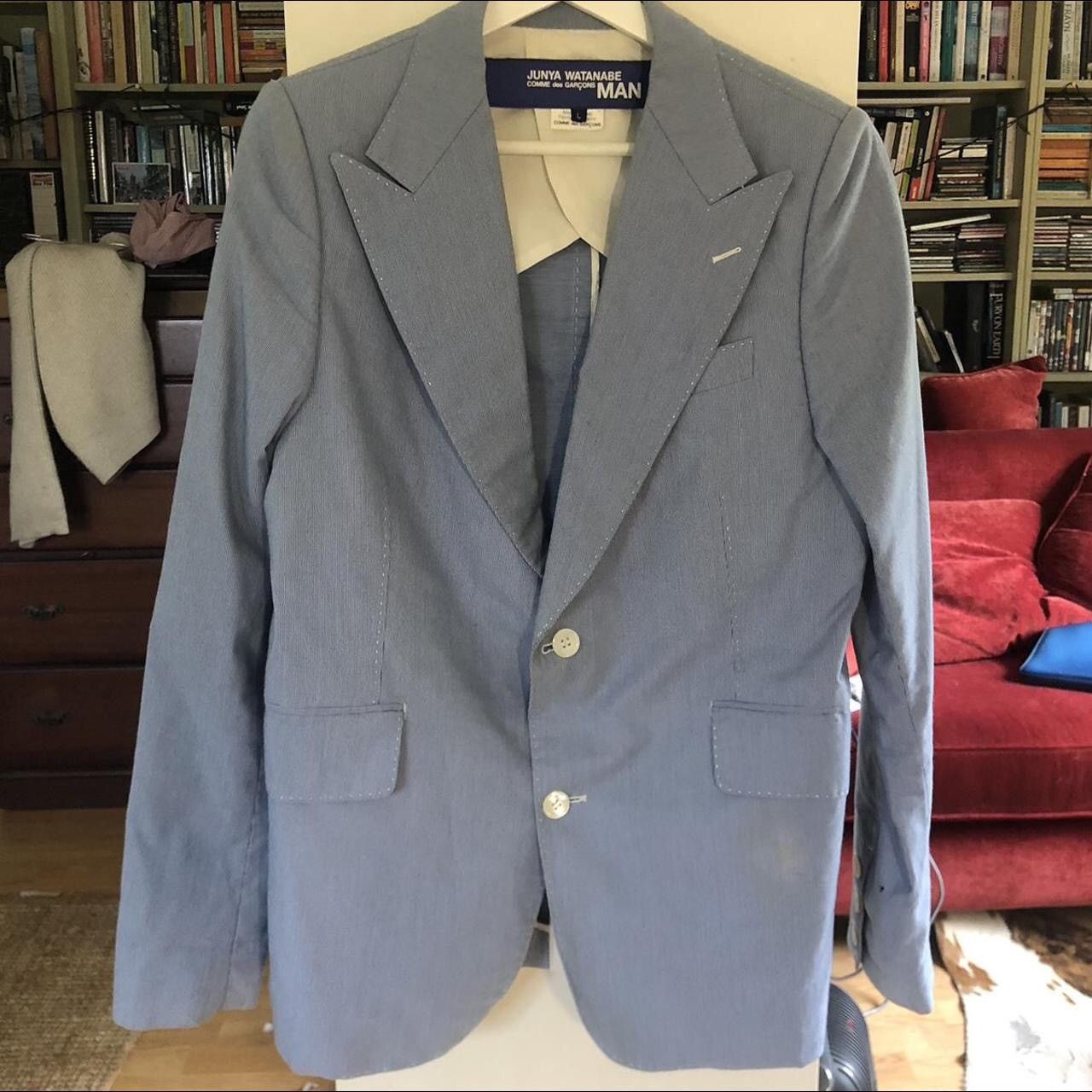 Comme des Garcons Junta Watanabe Commes des garçons light blue jacket Size US S / EU 44-46 / 1 - 1 Thumbnail