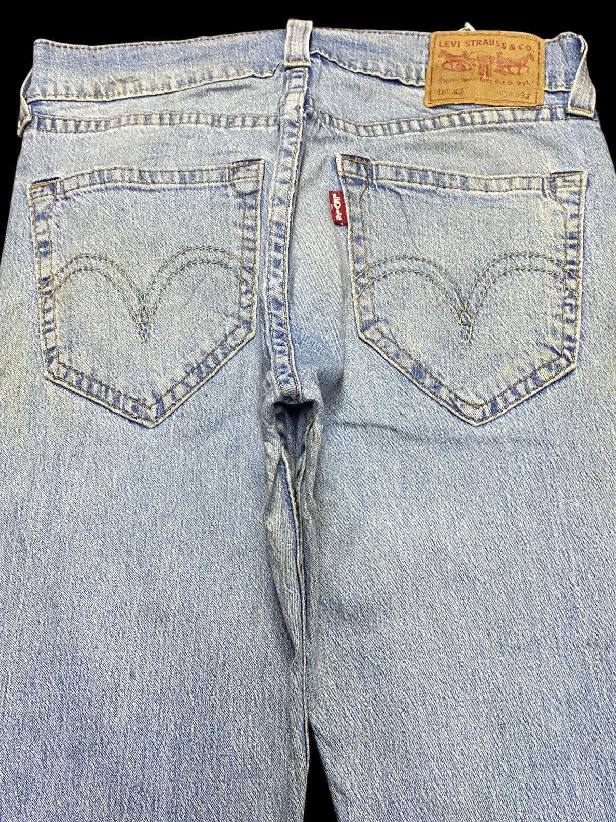 Levi's Made & Crafted Vintage Levis Big E Grunge Distressed Loose Jeans Size US 33 - 4 Thumbnail