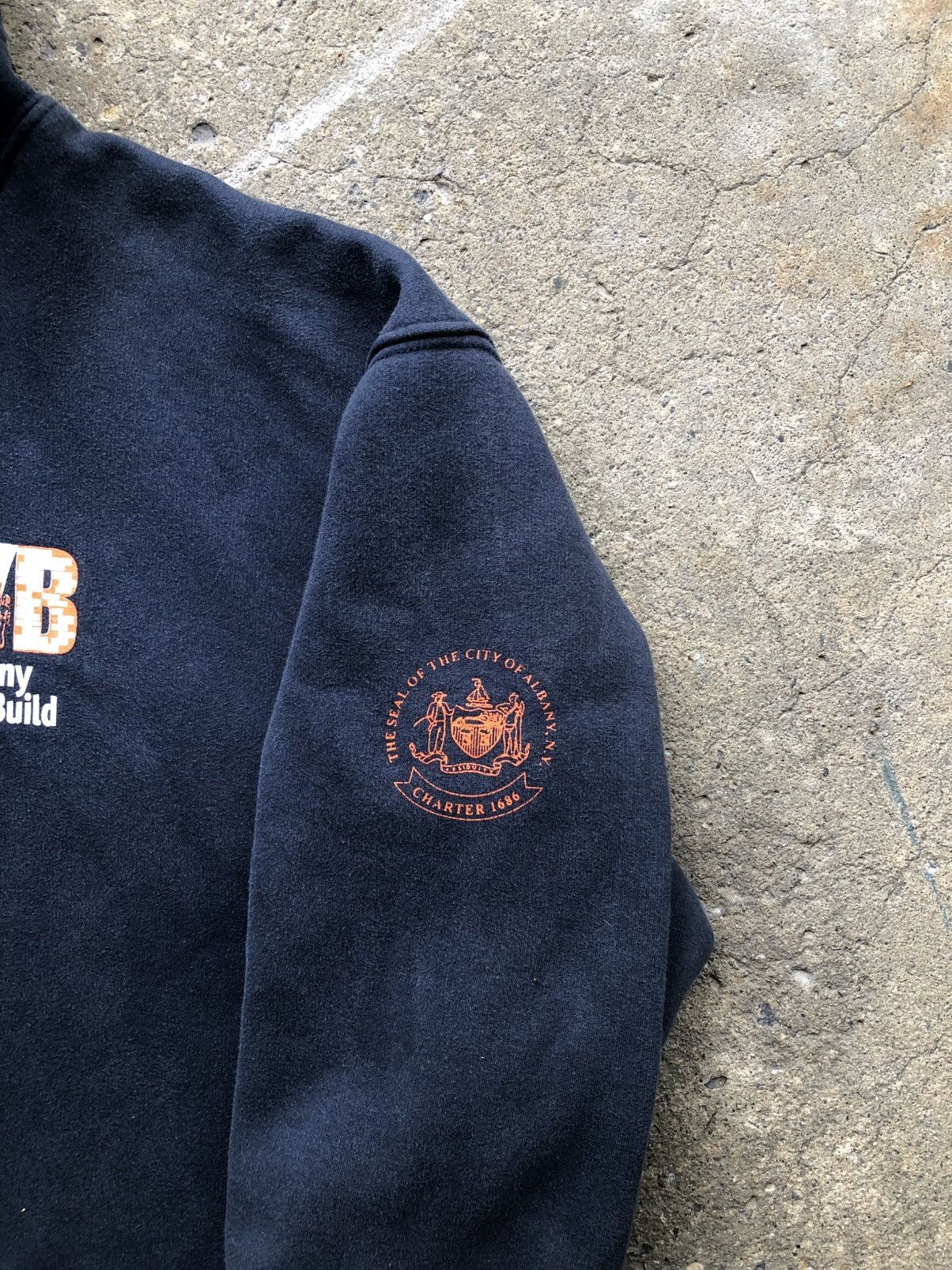 Vintage Albany YouthBuild Community Service Hooded Sweatshirt Size US XXL / EU 58 / 5 - 4 Thumbnail