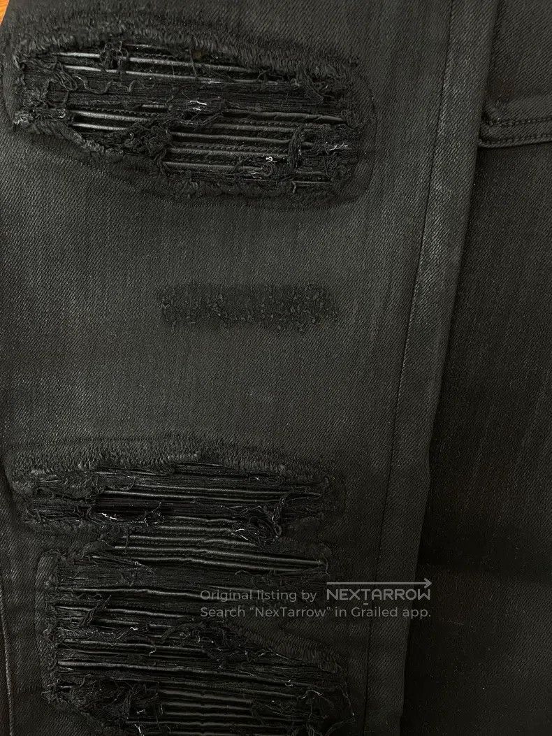 Amiri Amiri Patchwork Ripped Denim Pants Size US 31 - 5 Thumbnail