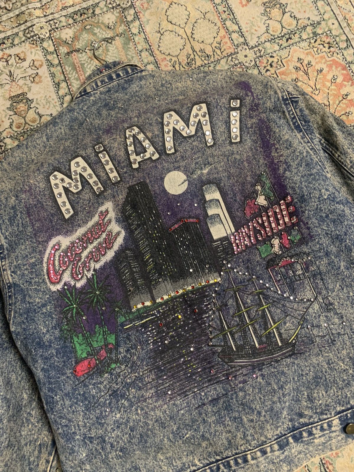 Other × Vintage Vintage “Hand Made” Denim Jeans Gepetto “Miami” jacket Size US M / EU 48-50 / 2 - 8 Thumbnail
