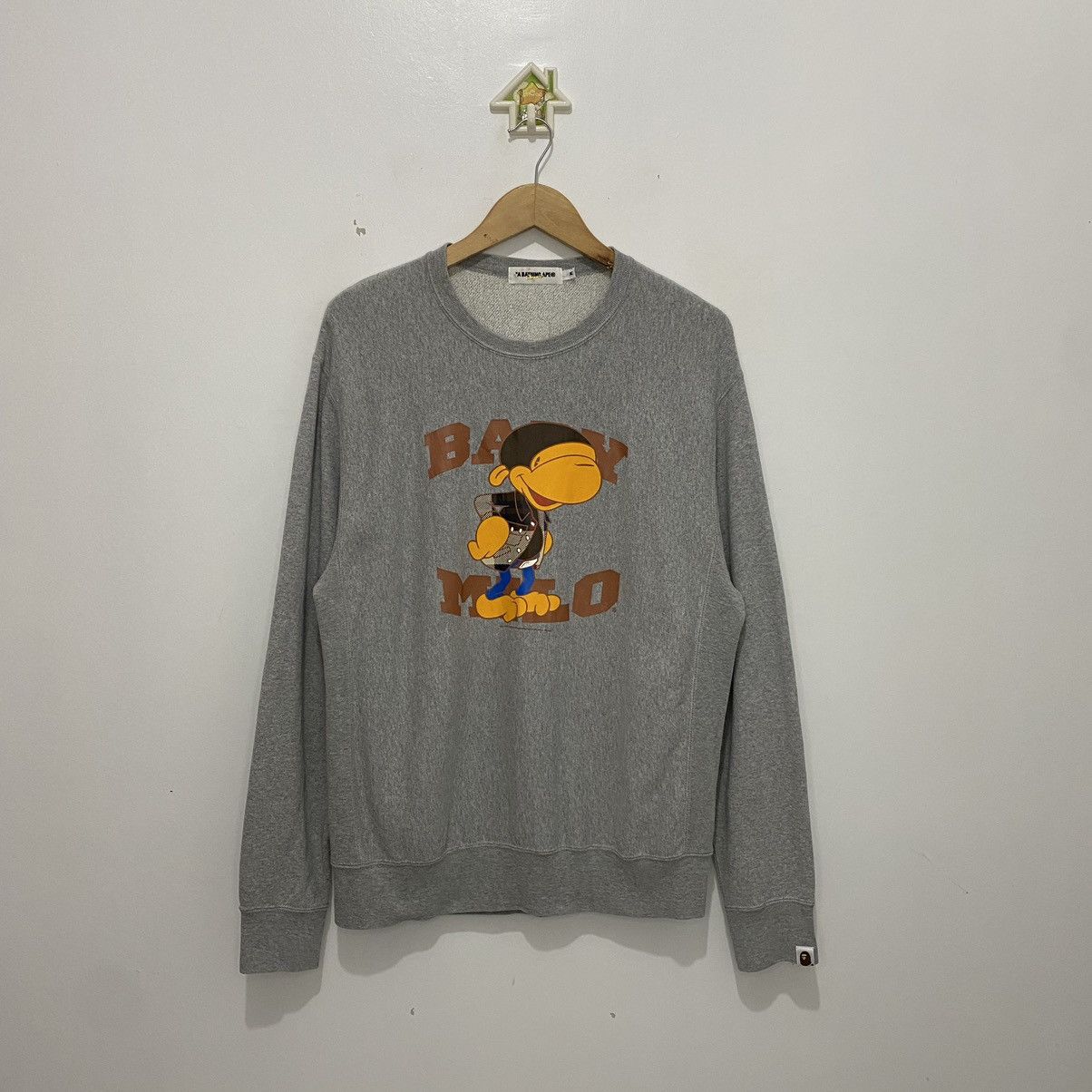 Bape Baby Milo Crewneck Size US M / EU 48-50 / 2 - 1 Thumbnail