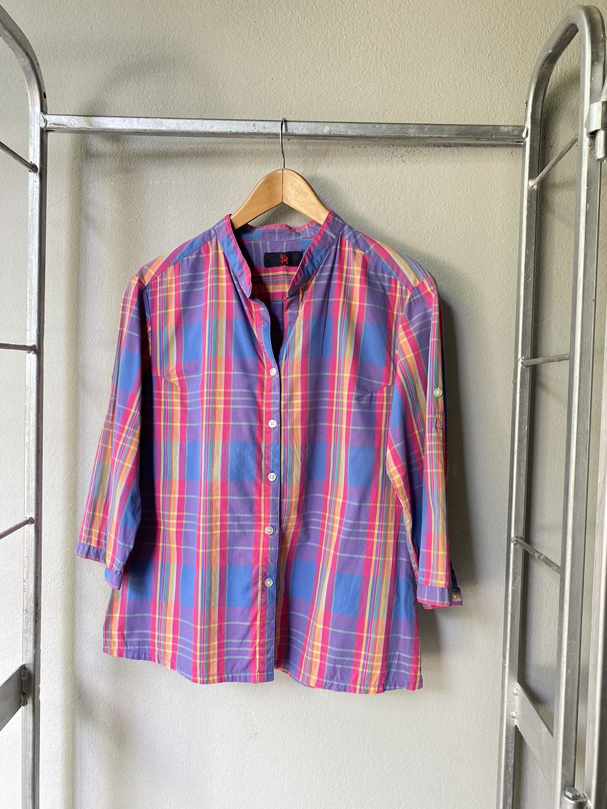 45rpm 45rpm plaid purple shirt Size M / US 6-8 / IT 42-44 - 1 Thumbnail