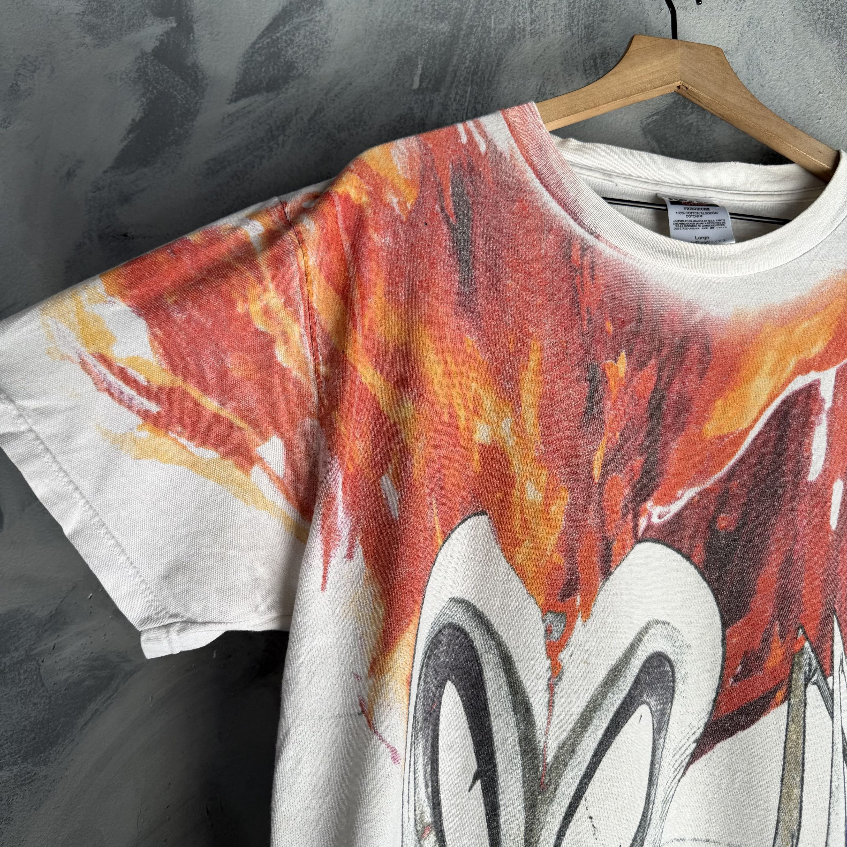 Pink Floyd Vtg Pink Floyd The Wall T Shirt Mens 90s All Over Print Rare Size US L / EU 52-54 / 3 - 5 Thumbnail