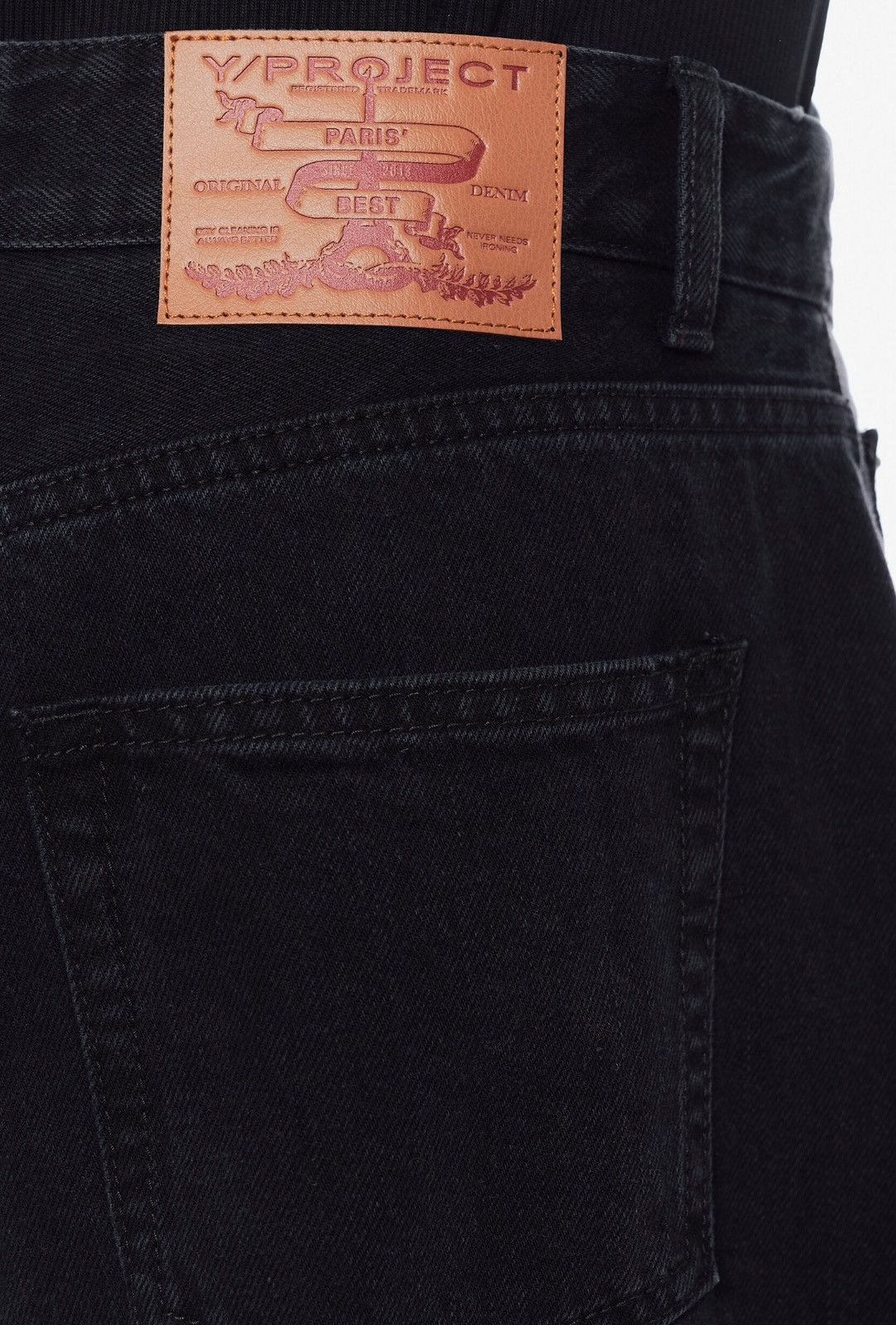 Y/Project Last Size Y/Project Black Multi Waistband Jeans Size US 32 / EU 48 - 3 Thumbnail