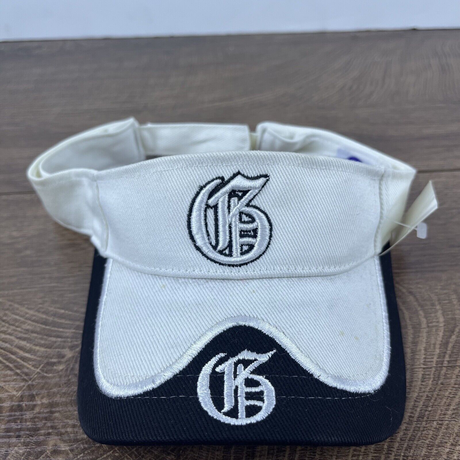 Other Cincinnati Visor Hat White Cap Hat Cincy Adjustable Hat Whit Size ONE SIZE - 2 Thumbnail