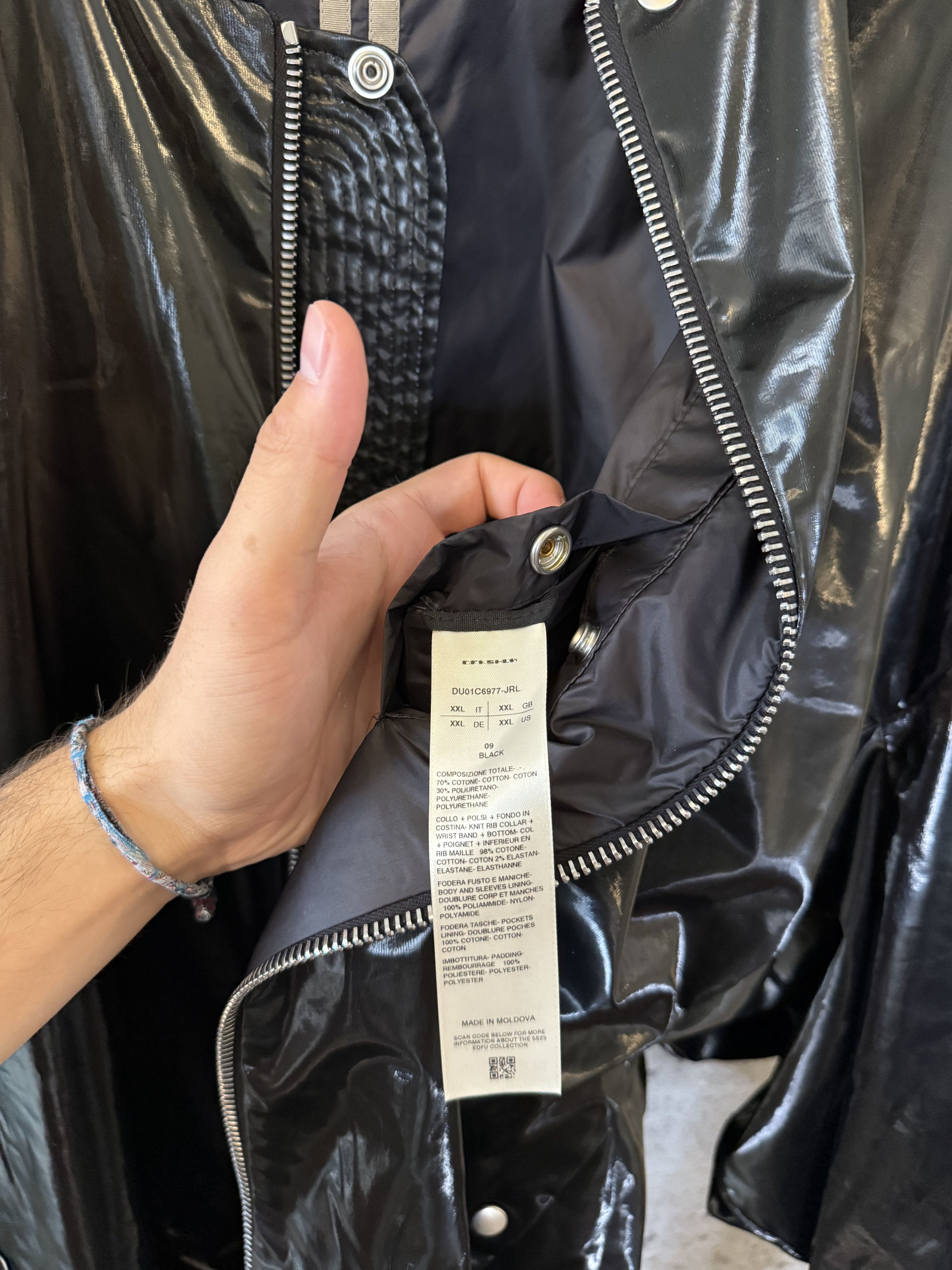 Rick Owens × Rick Owens Drkshdw Rick owens patent jumbo flight bomber jacket Size US XXL / EU 58 / 5 - 7 Thumbnail