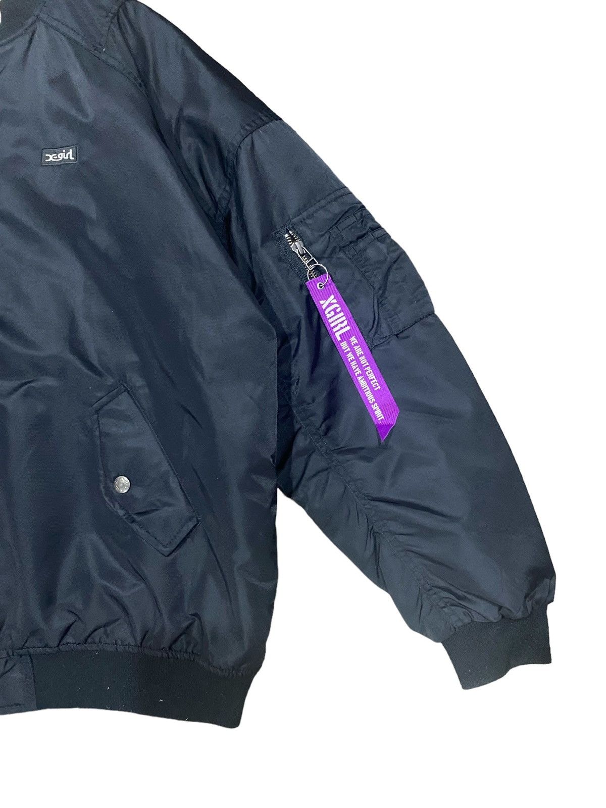 Other X-GIRL Type MA-1 Bomber Jacket Size US L / EU 52-54 / 3 - 6 Thumbnail